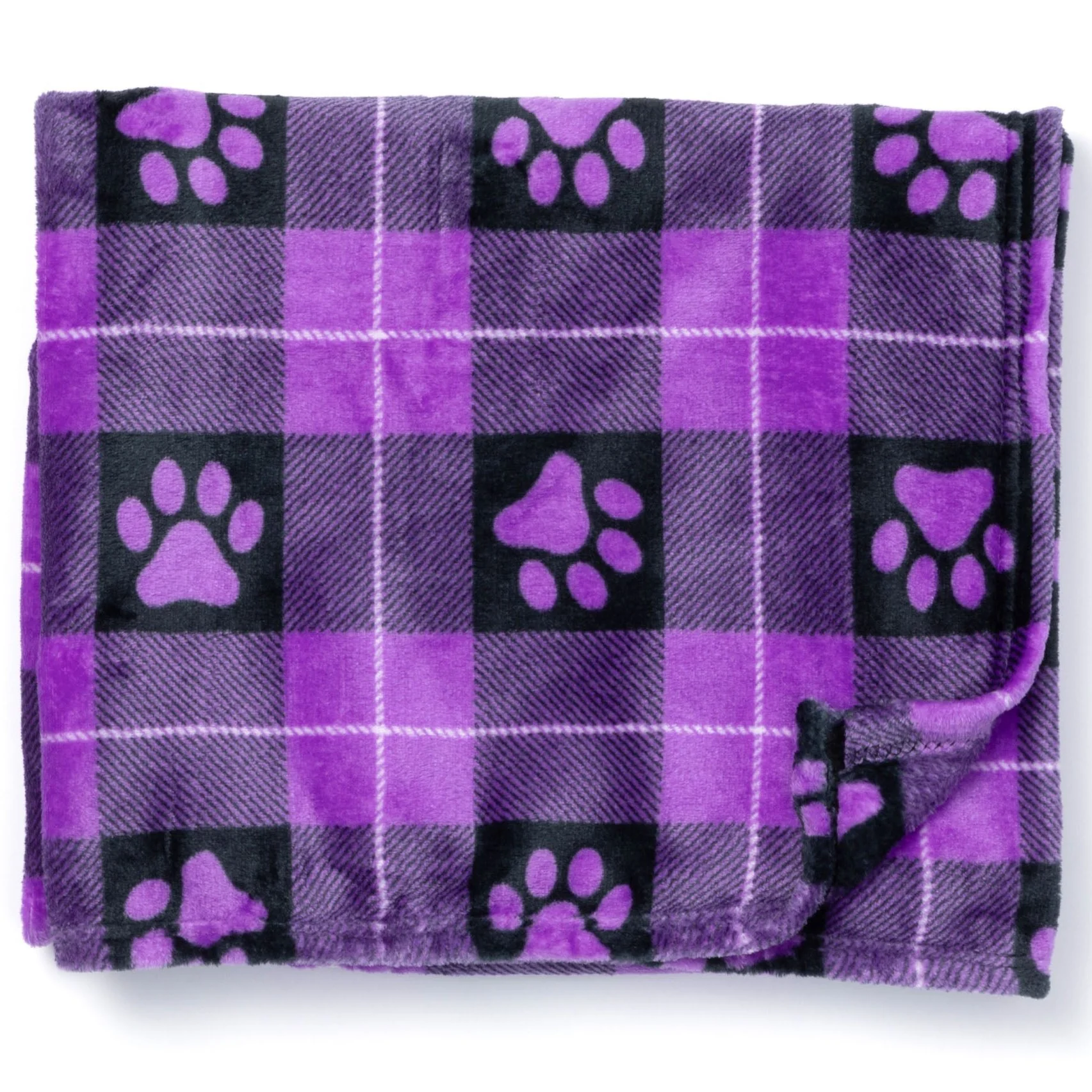 Super Cozy™ Fleece Paw Print Throw Blanket - Image 19
