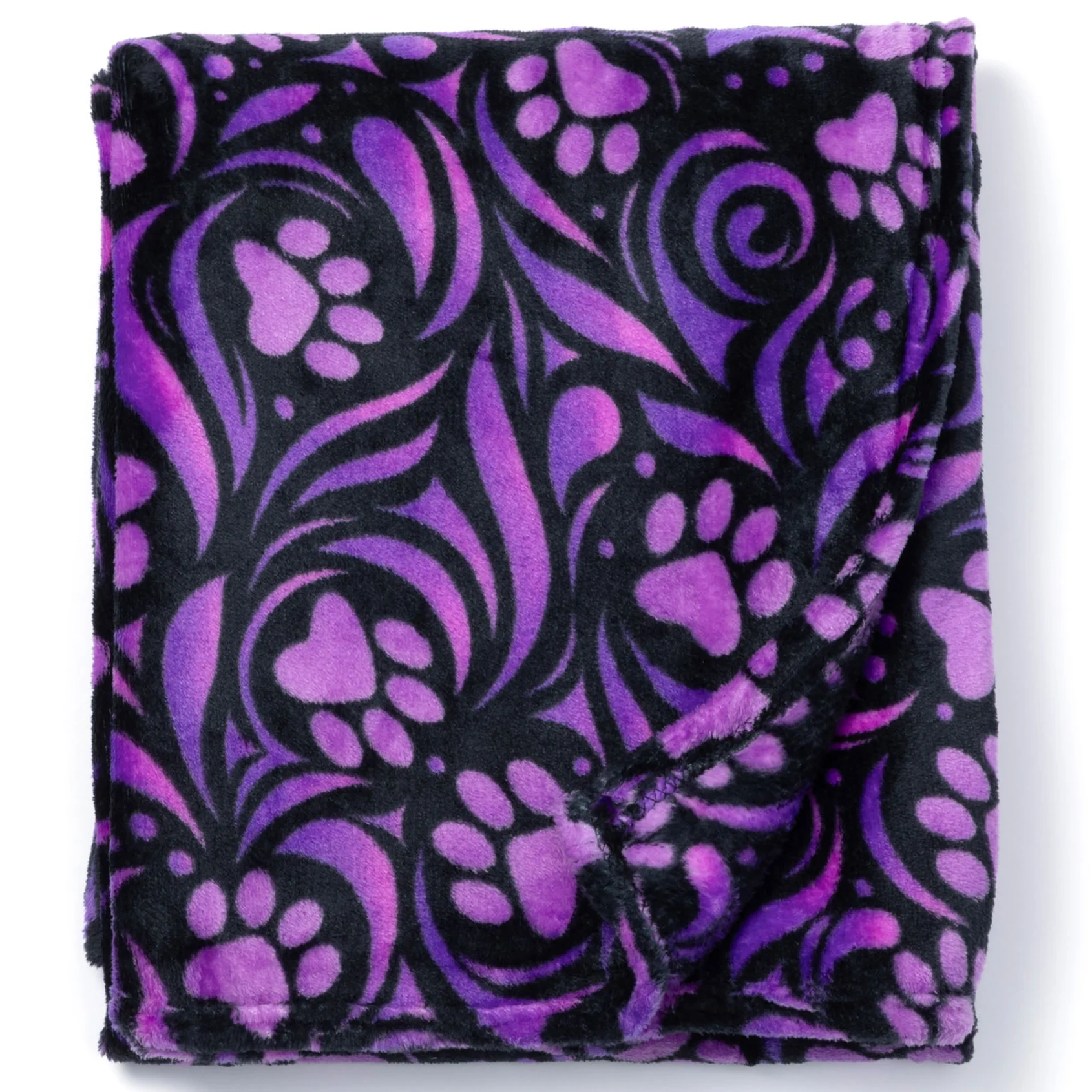 Super Cozy™ Fleece Paw Print Throw Blanket - Image 26