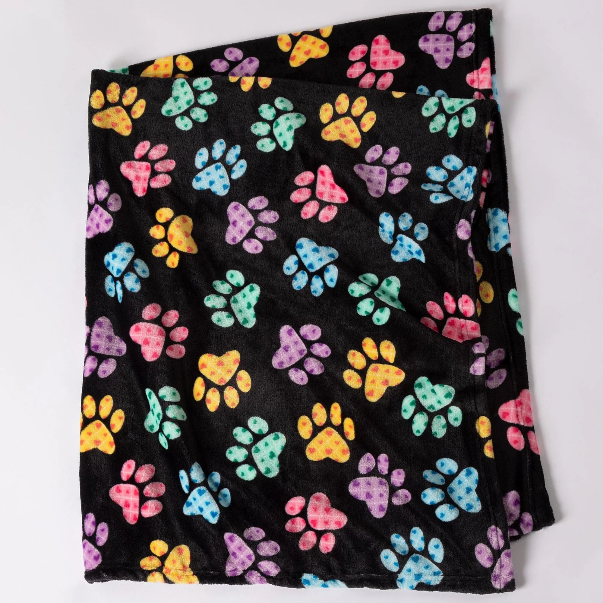Super Cozy™ Fleece Paw Print Throw Blanket - Image 29