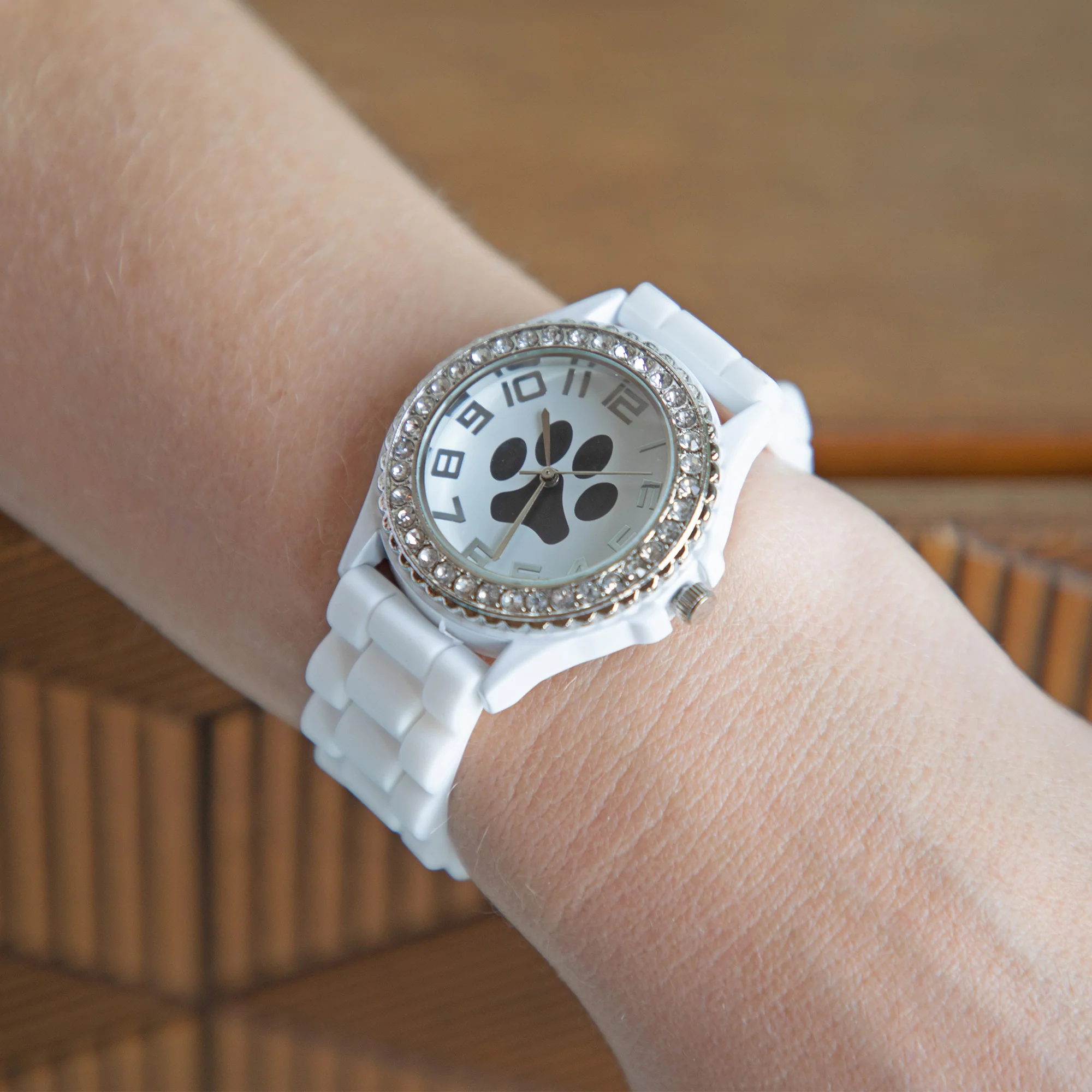 Paw Print Silicone Watch - Image 8