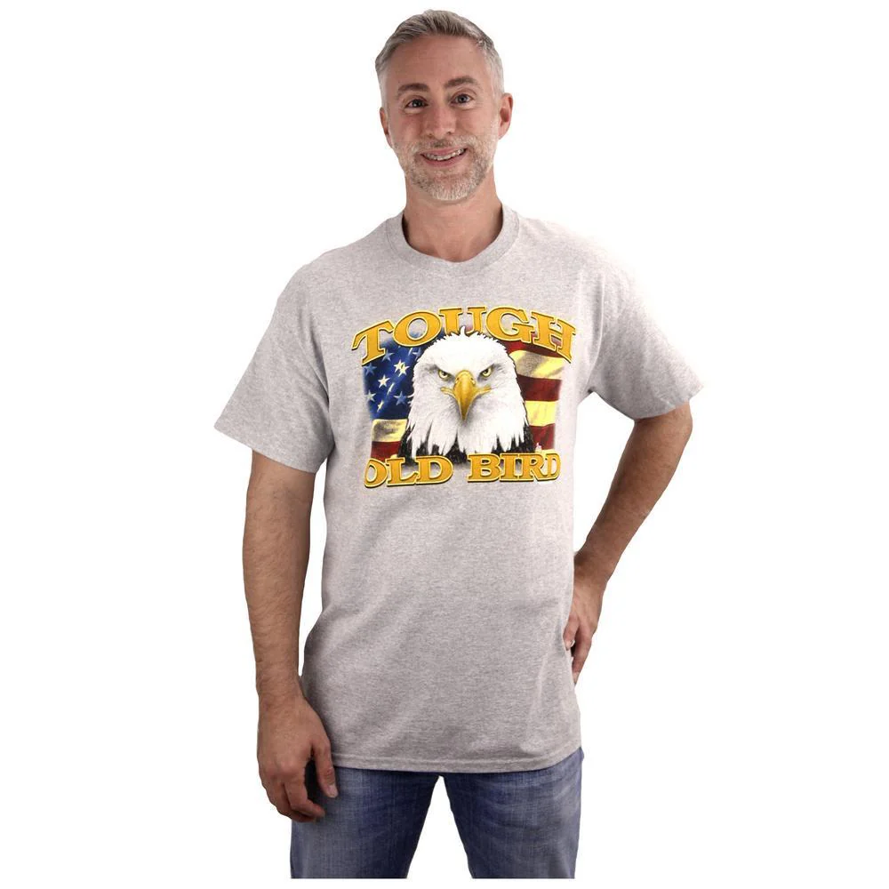 Tough Old Bird Eagle T-Shirt - Image 3