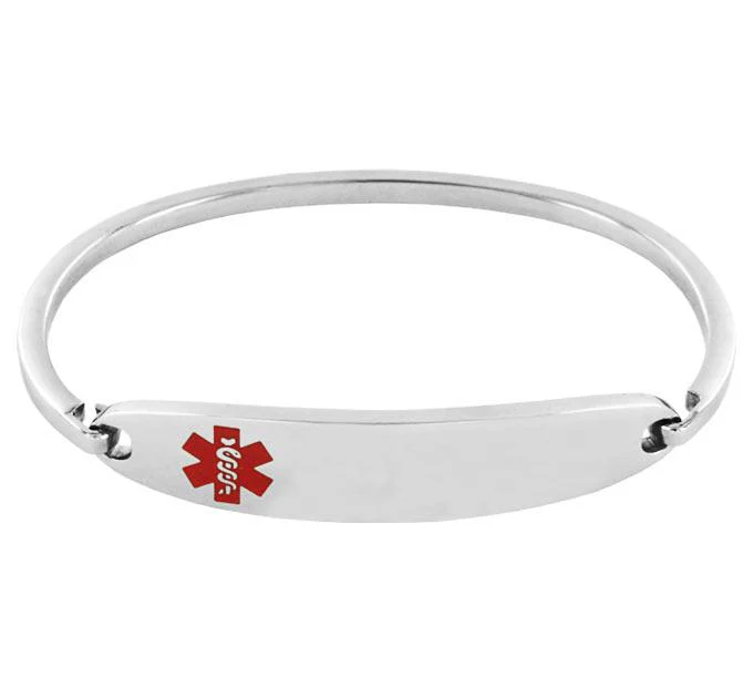 Medic Alert Hinged Bracelet - Image 2