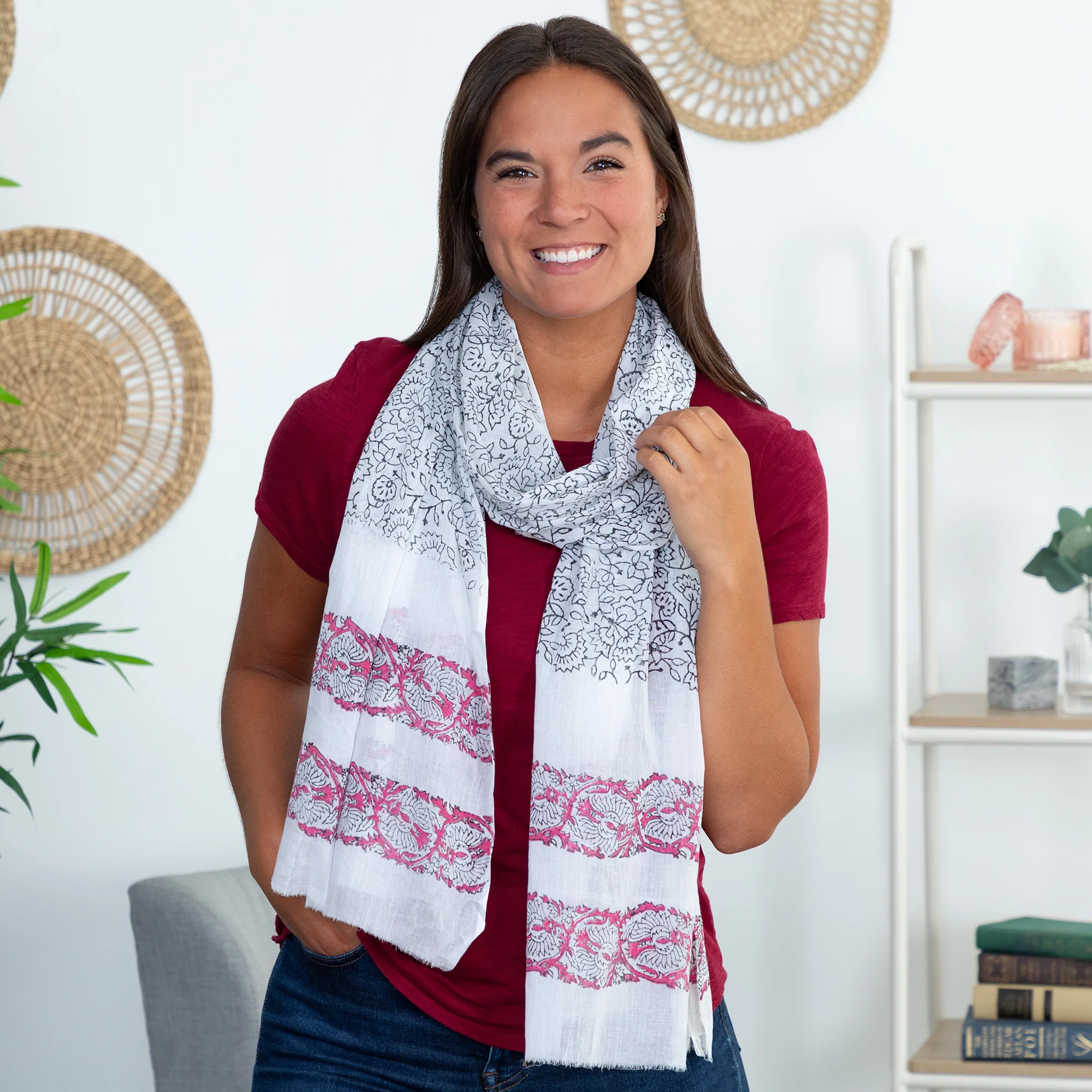 Freedom Fighters Block Print Scarf - Image 2