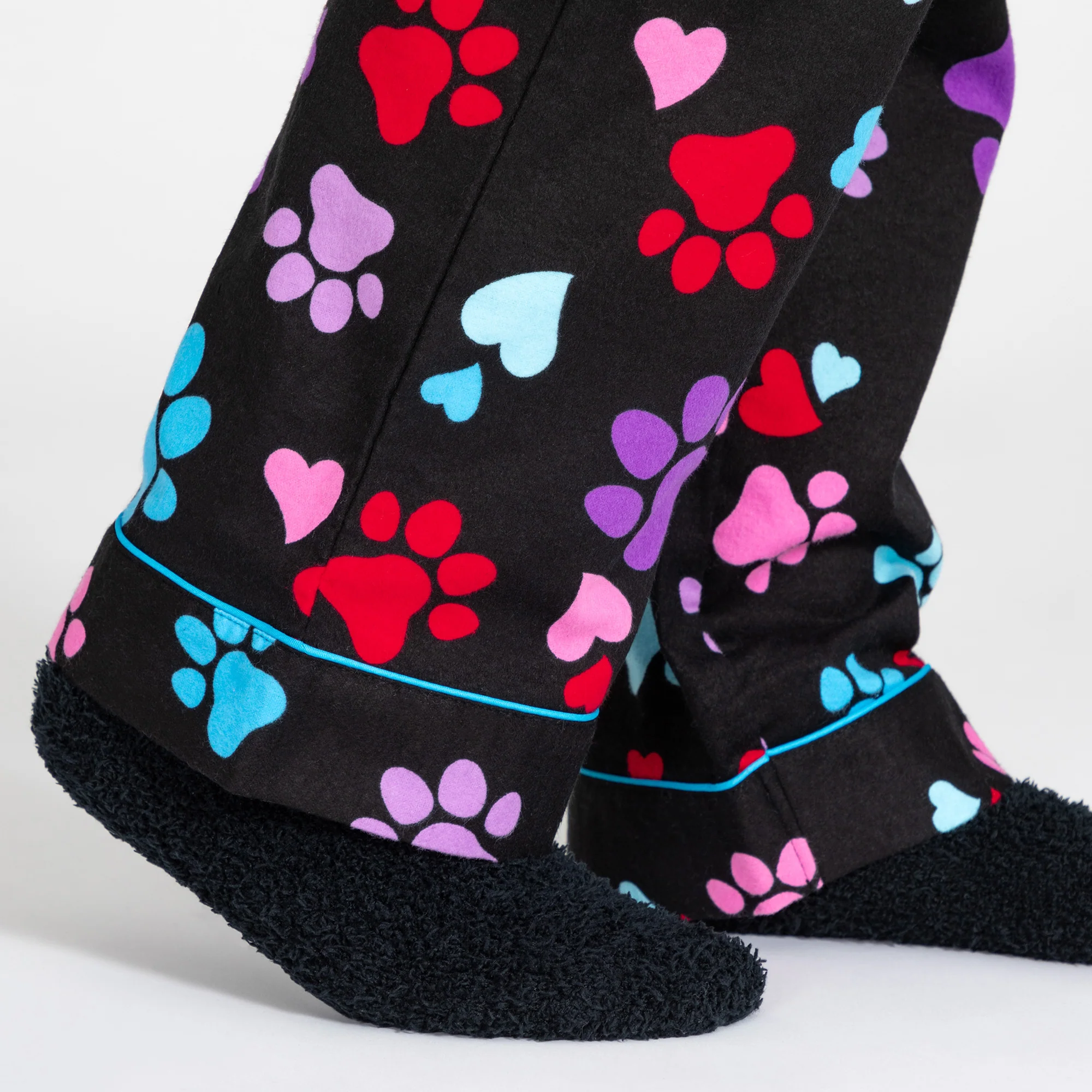 Loving Paws Flannel Pajama Set with Pockets - Image 7