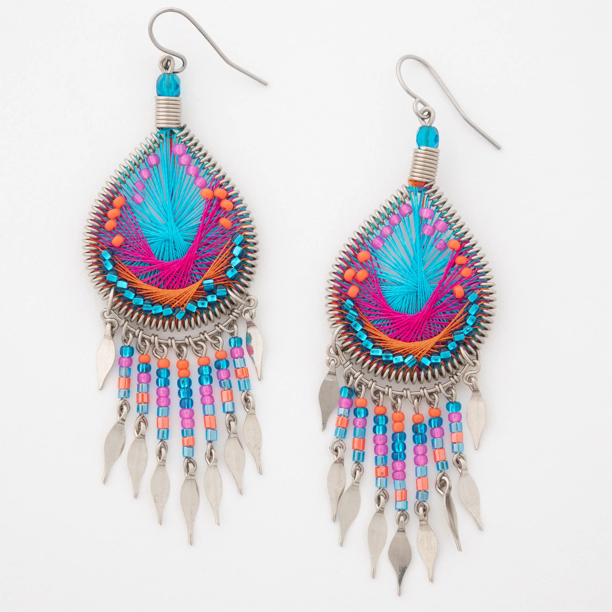 Dazzling Chandelier Thread Earrings - Image 14
