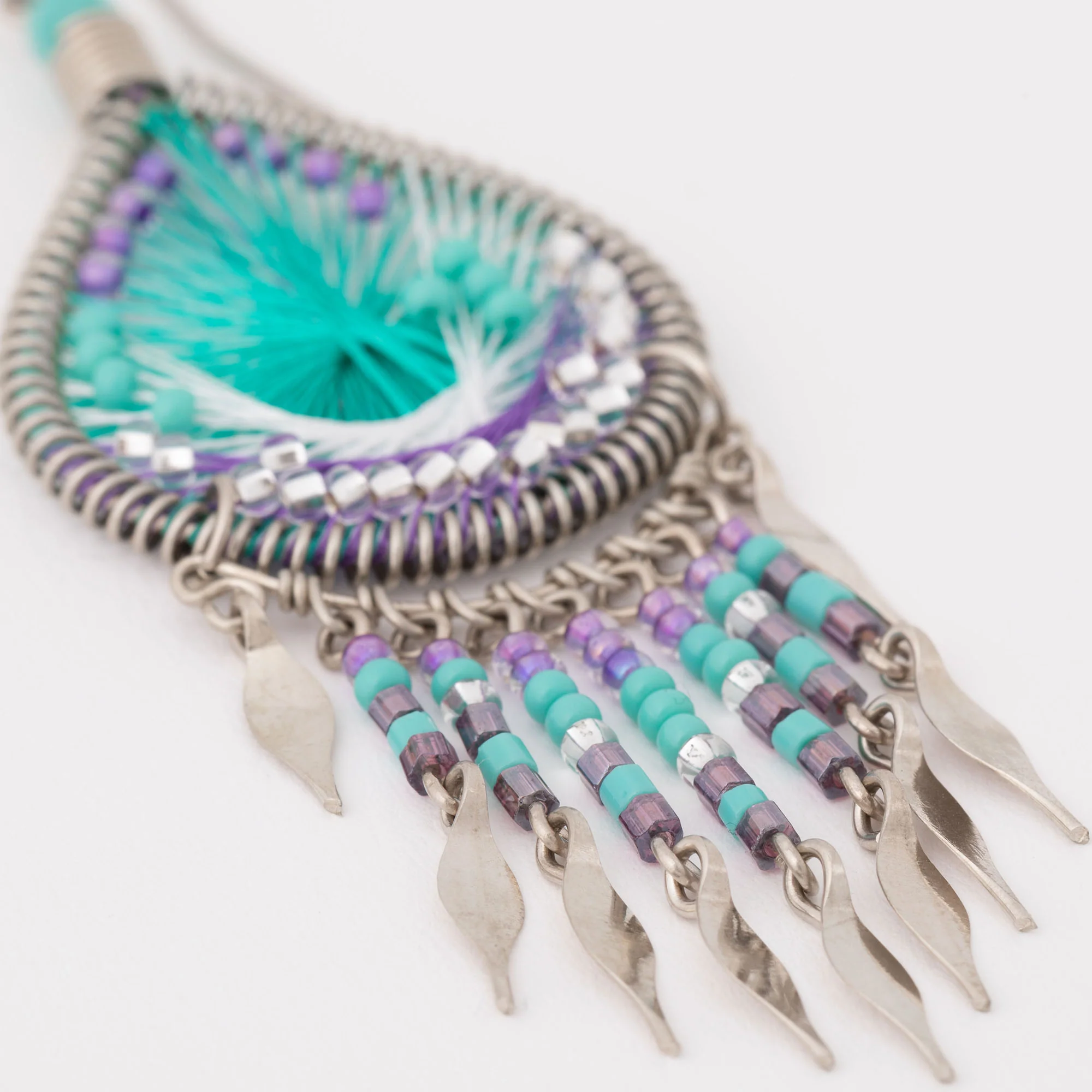 Dazzling Chandelier Thread Earrings - Image 15