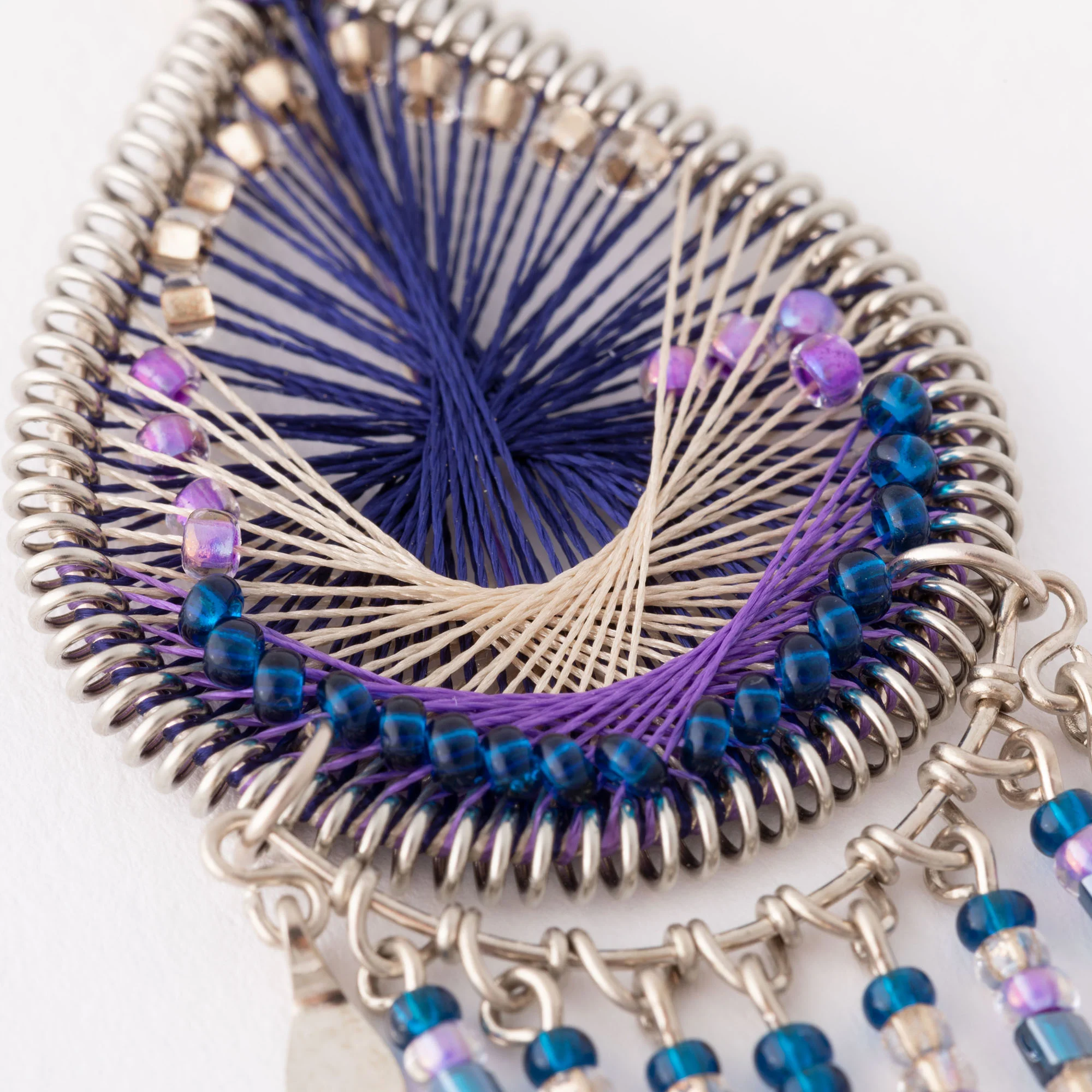 Dazzling Chandelier Thread Earrings - Image 16