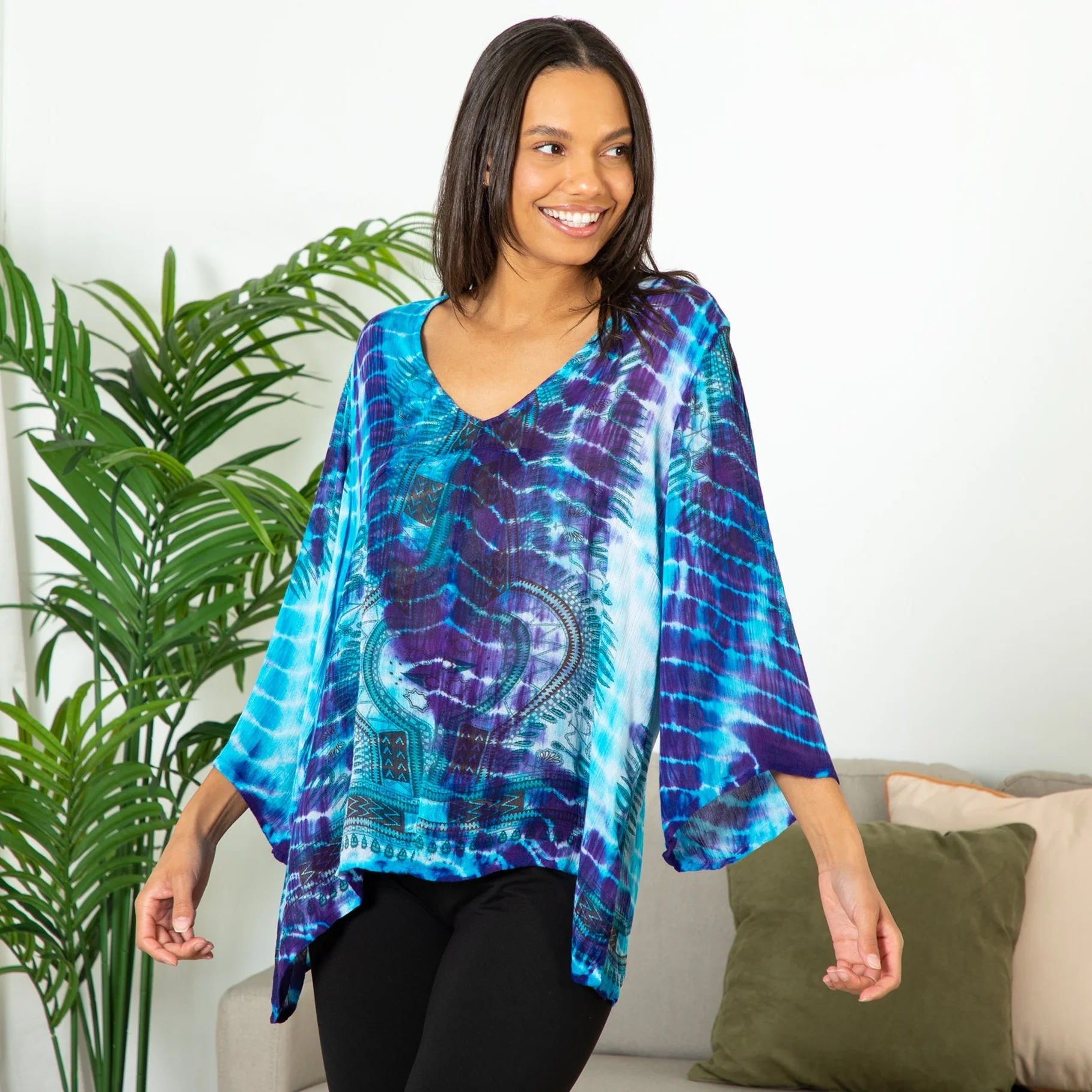 Tie-Dye Spirit Long Sleeve Top - Image 4