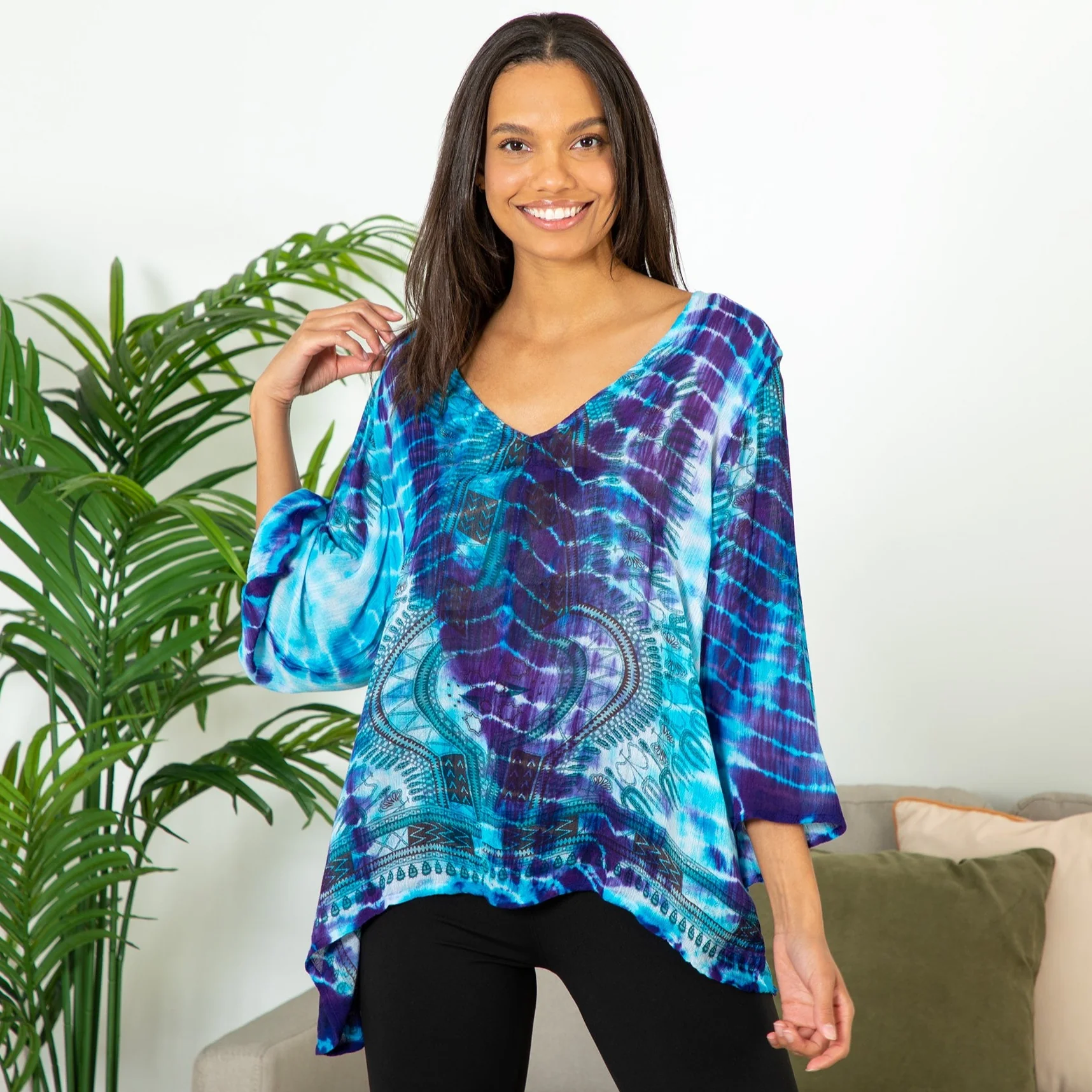 Tie-Dye Spirit Long Sleeve Top - Image 6