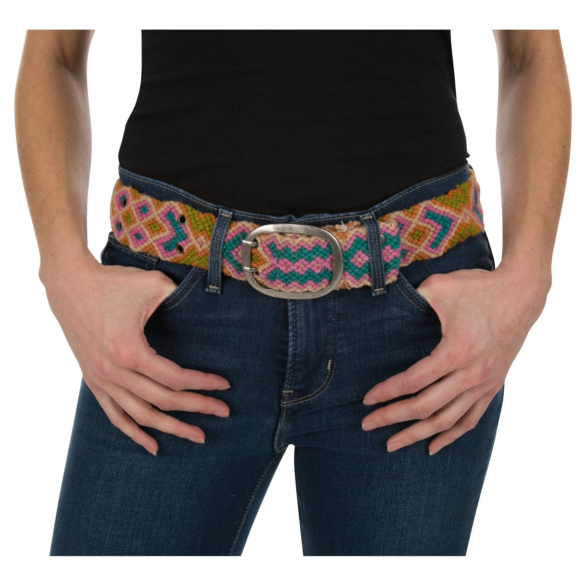 Geometric Knotted Wool Belt - Image 5