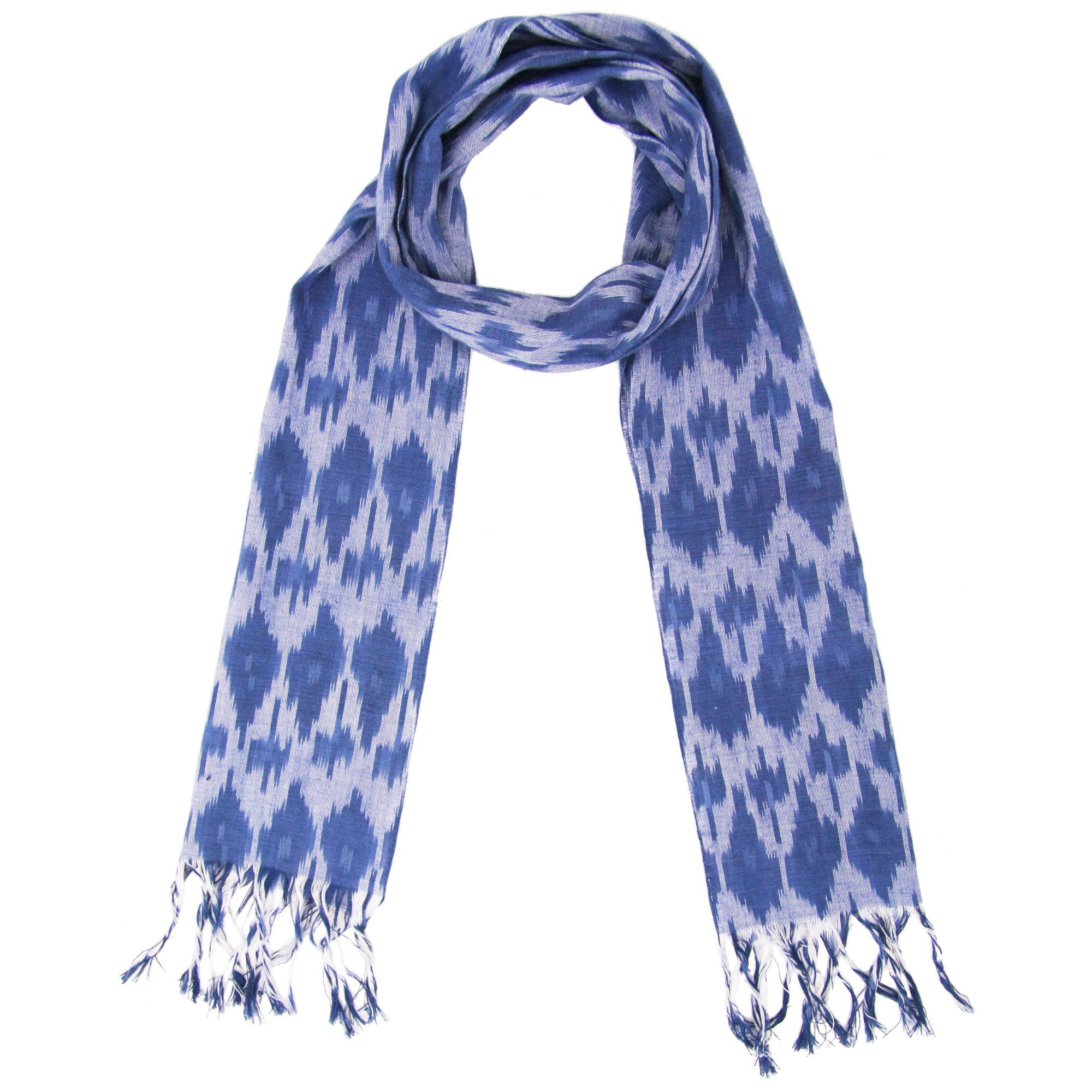 Atitlan Ikat Woven Scarf - Image 2