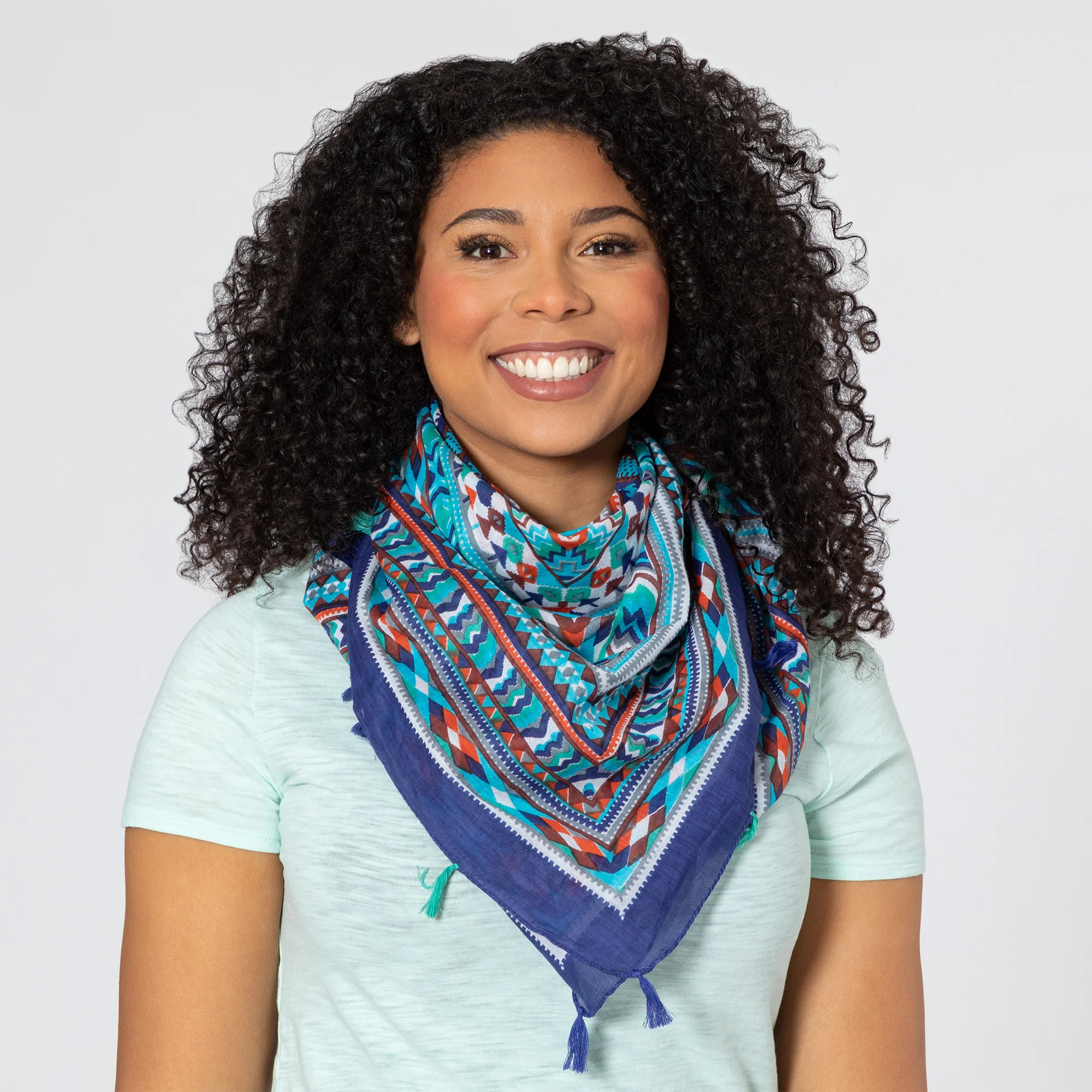 Tribal Tassel Scarf - Image 2