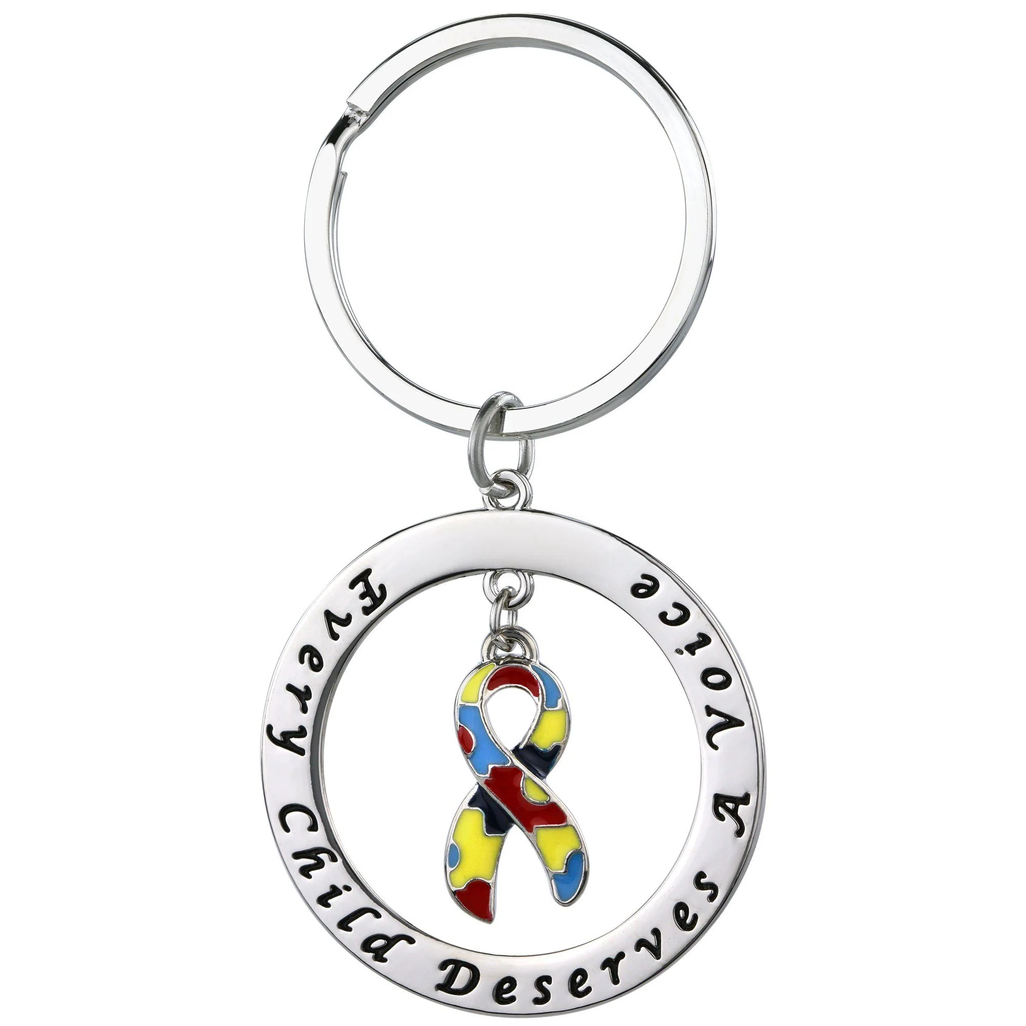 Every Child Deserves A Voice Autism Keychain - Image 3