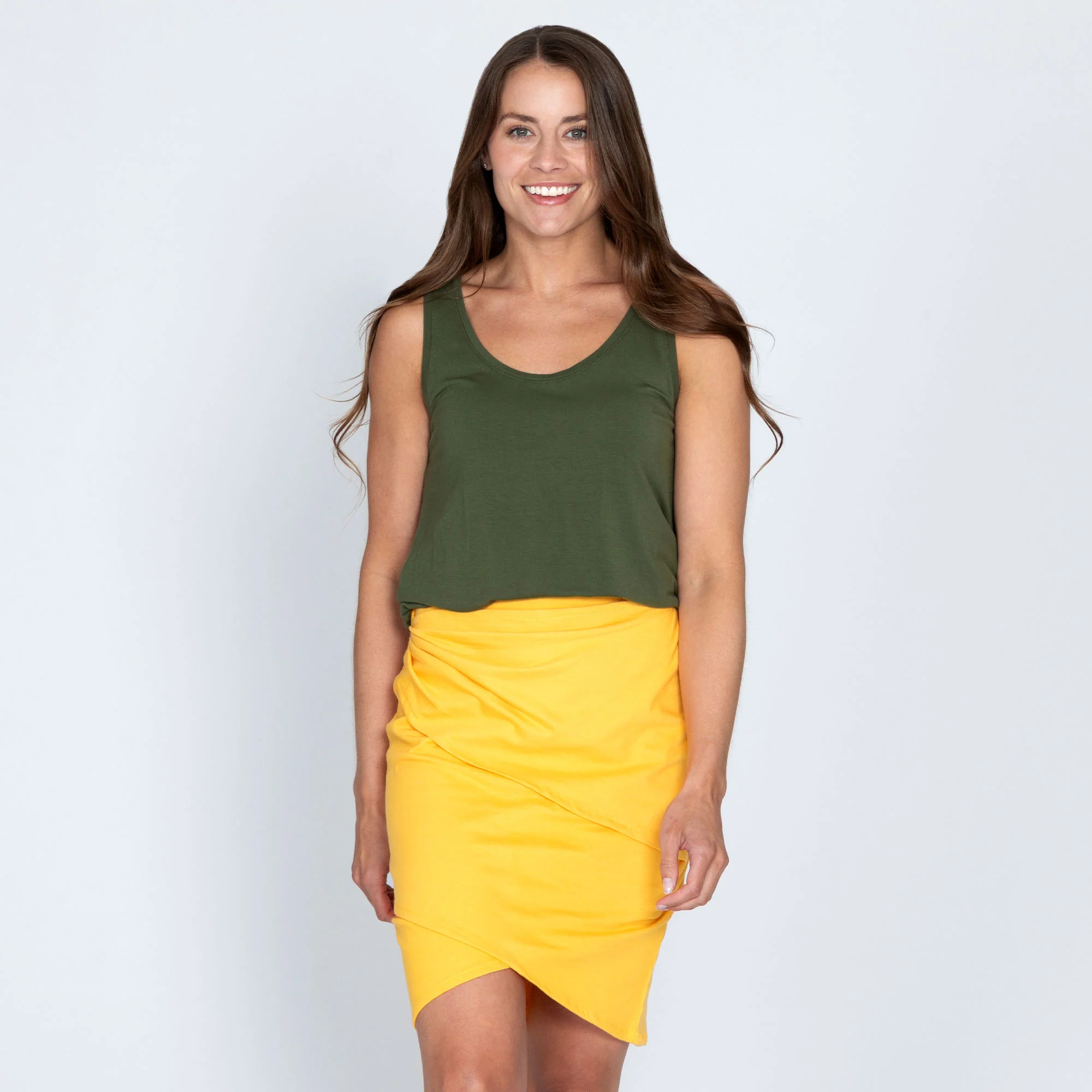 Organic Layered Pencil Skirt - Image 12