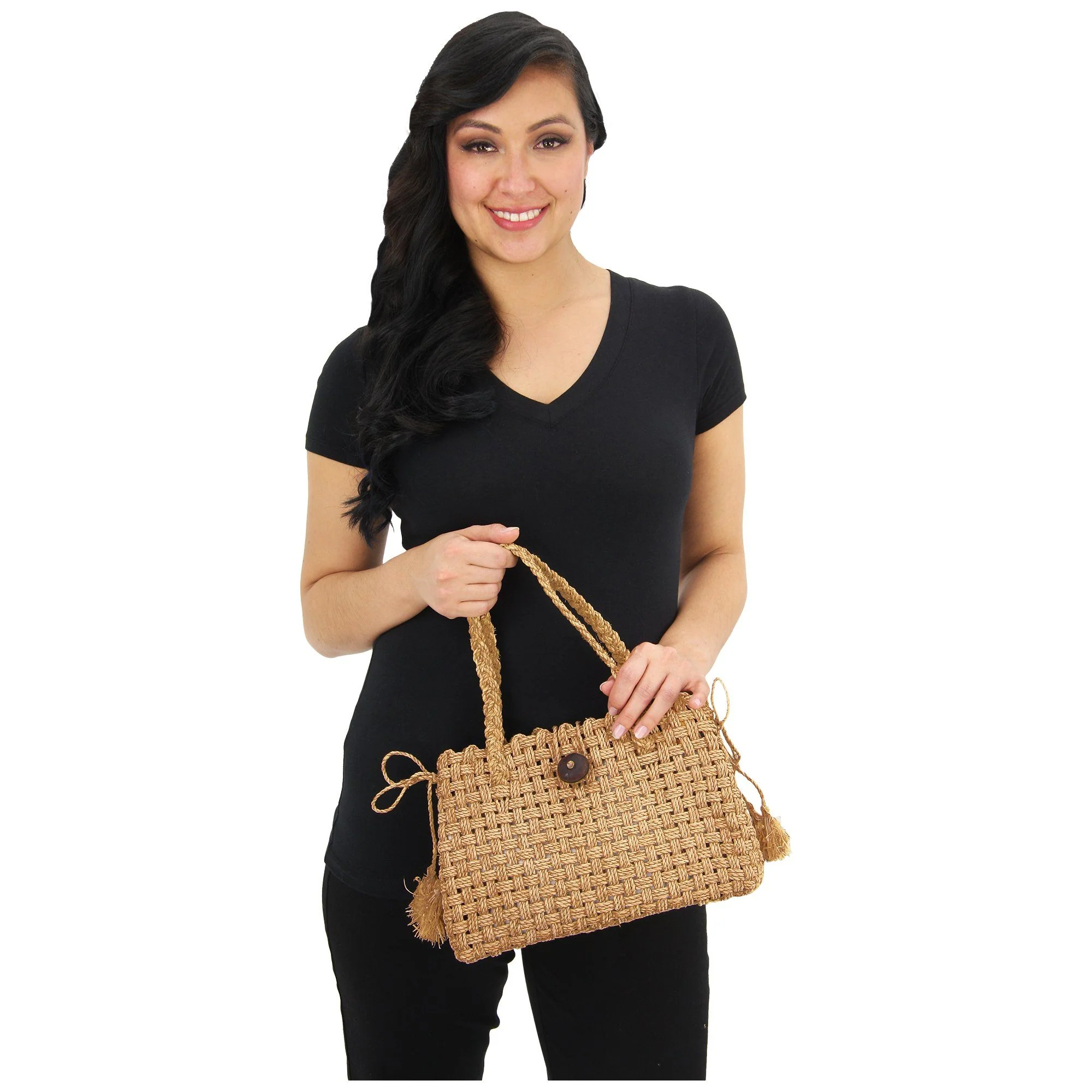 Zaria Raffia Bag - Image 2