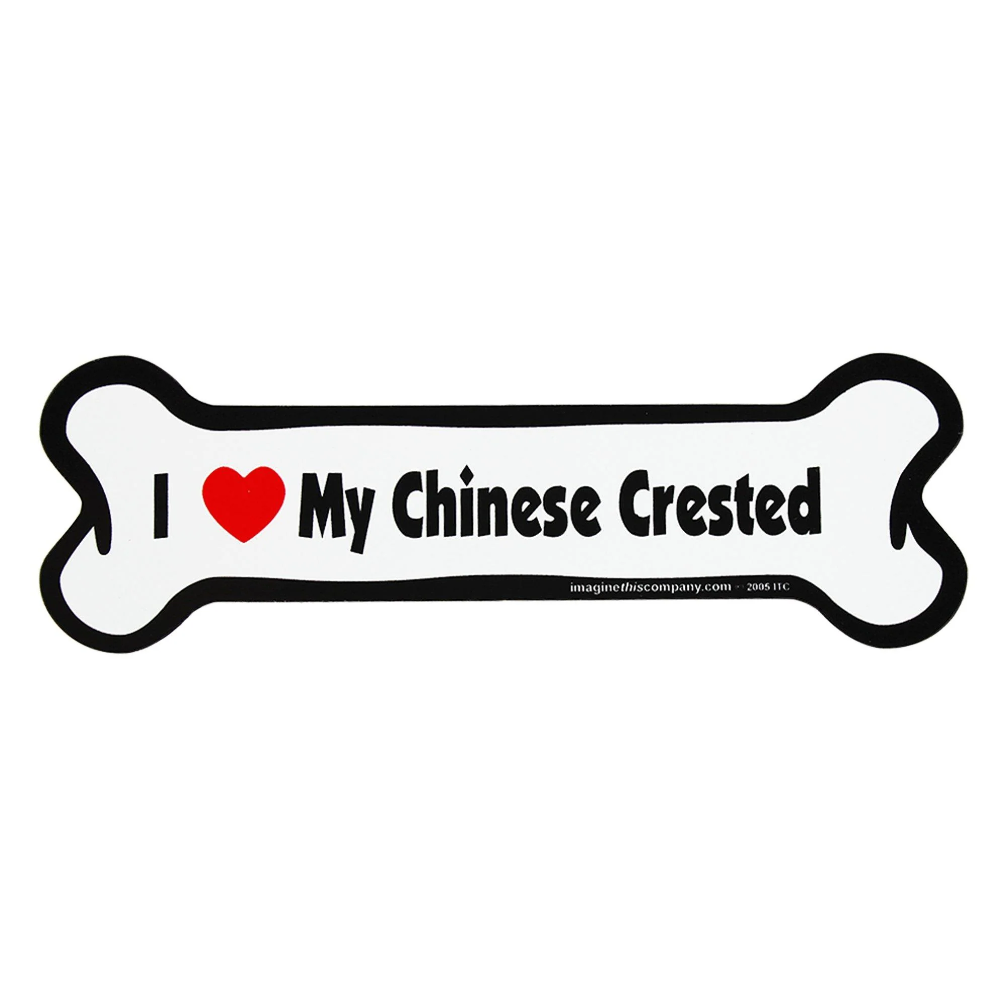 I Love My Dog Car Magnet: Breeds A - K - Image 3