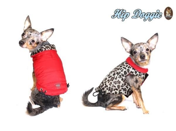 Red & Leopard Reversible Vest - Image 4