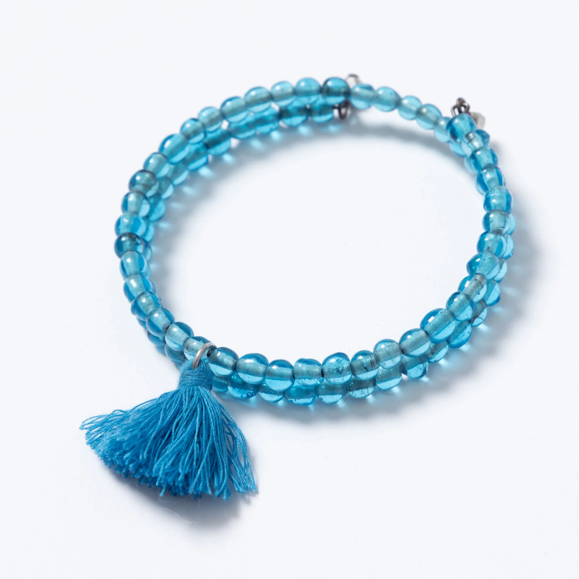 Taj Tassel Glass Bead Bracelet - Image 3