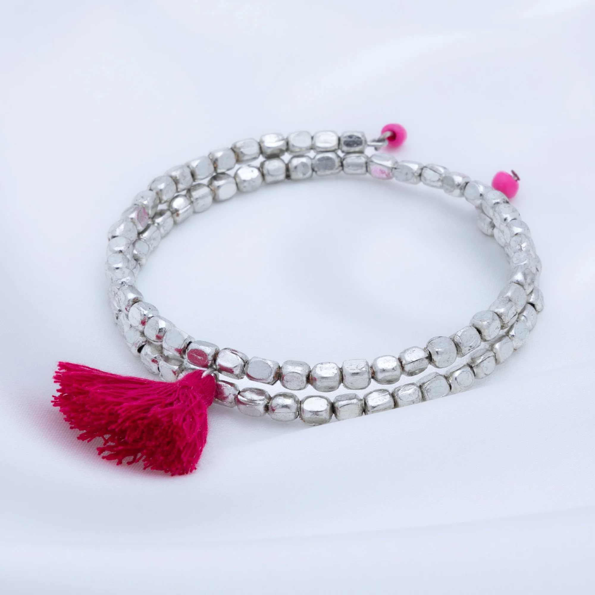 Taj Tassel Metal Bead Bracelet - Image 20