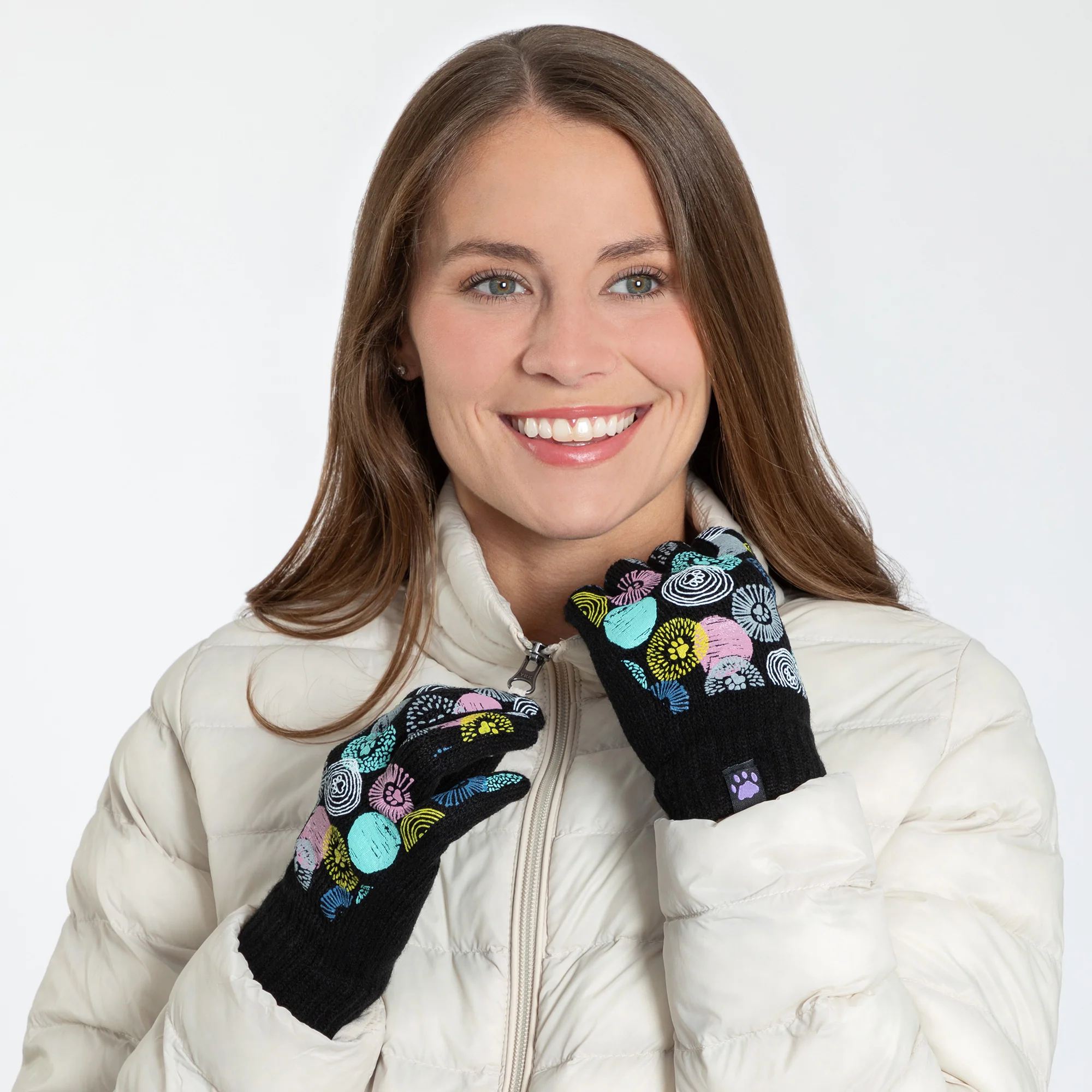Paw Print Touch Screen Gloves - Image 10