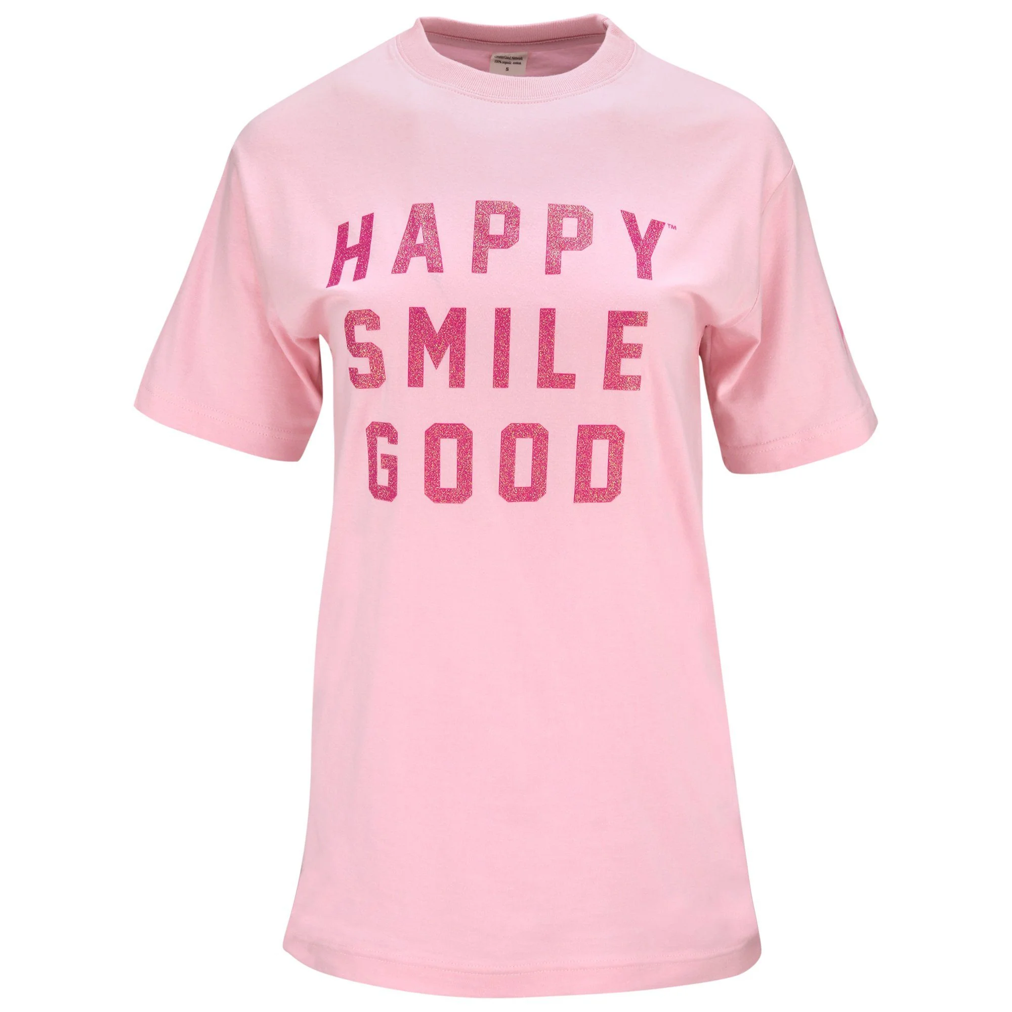 Pink Ribbon Happy Smile Good&trade; Adult T-Shirt - Image 5