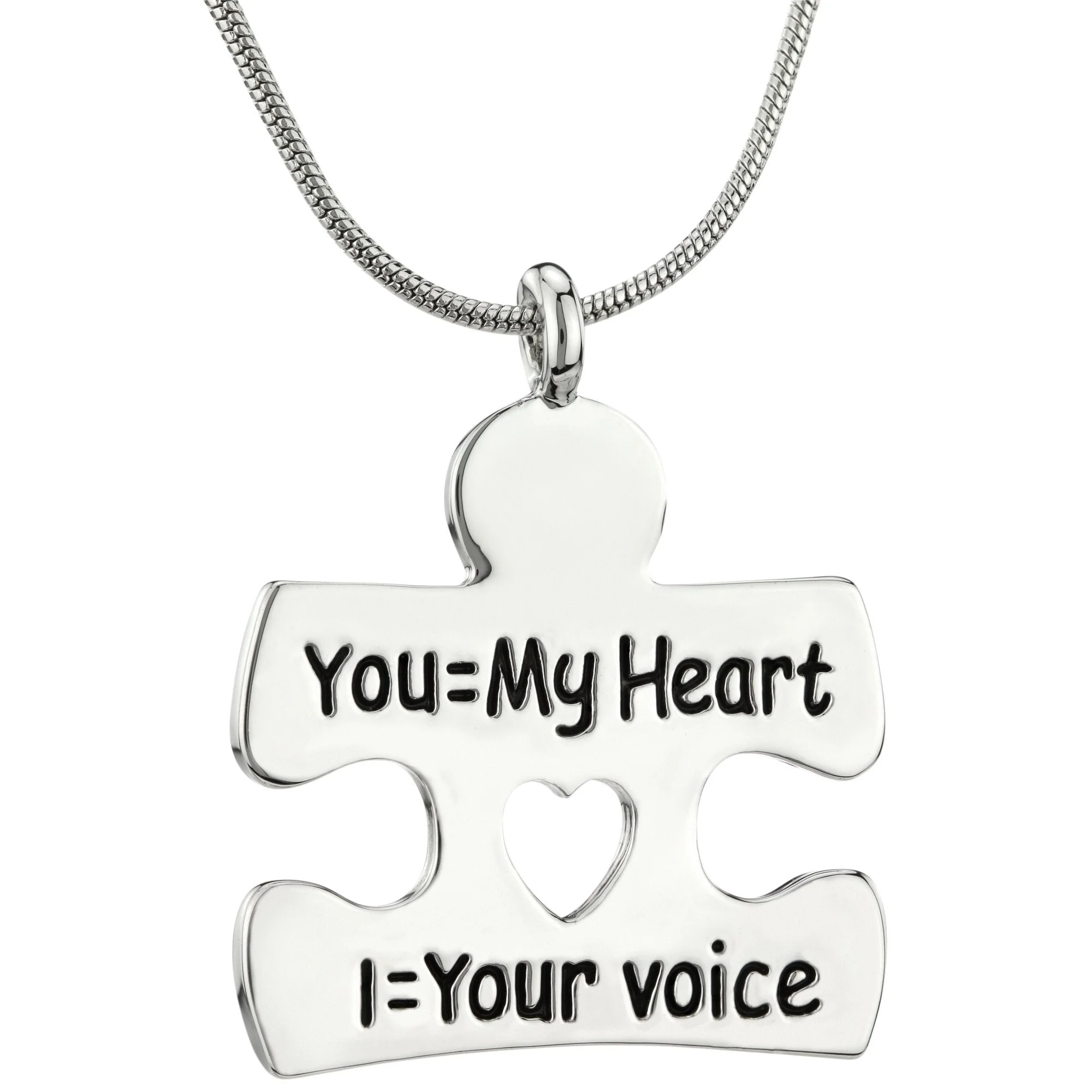 I Am Your Voice Autism Necklace - Image 3