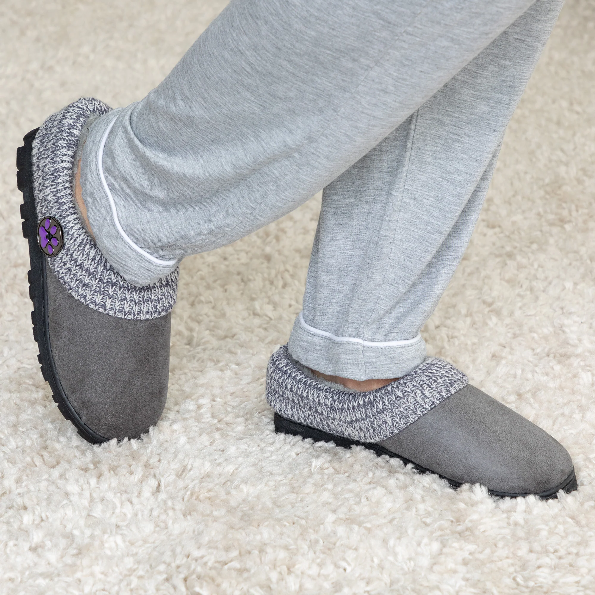 Purple Paw Comfy Clog Slipper Shoes - Image 13