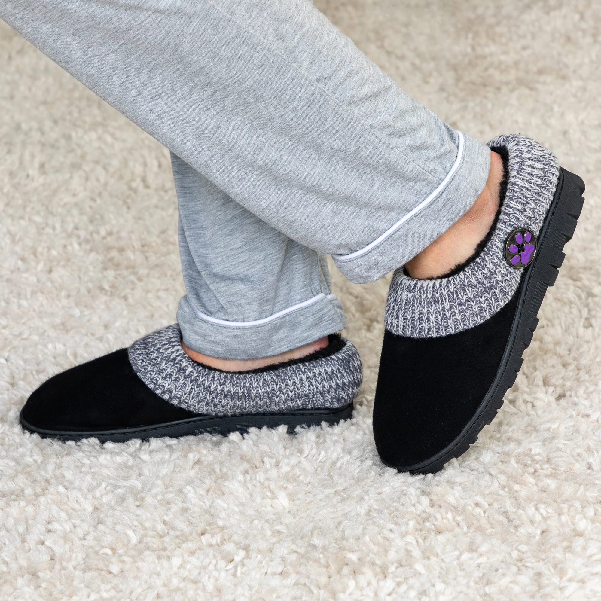 Purple Paw Comfy Clog Slipper Shoes - Image 7