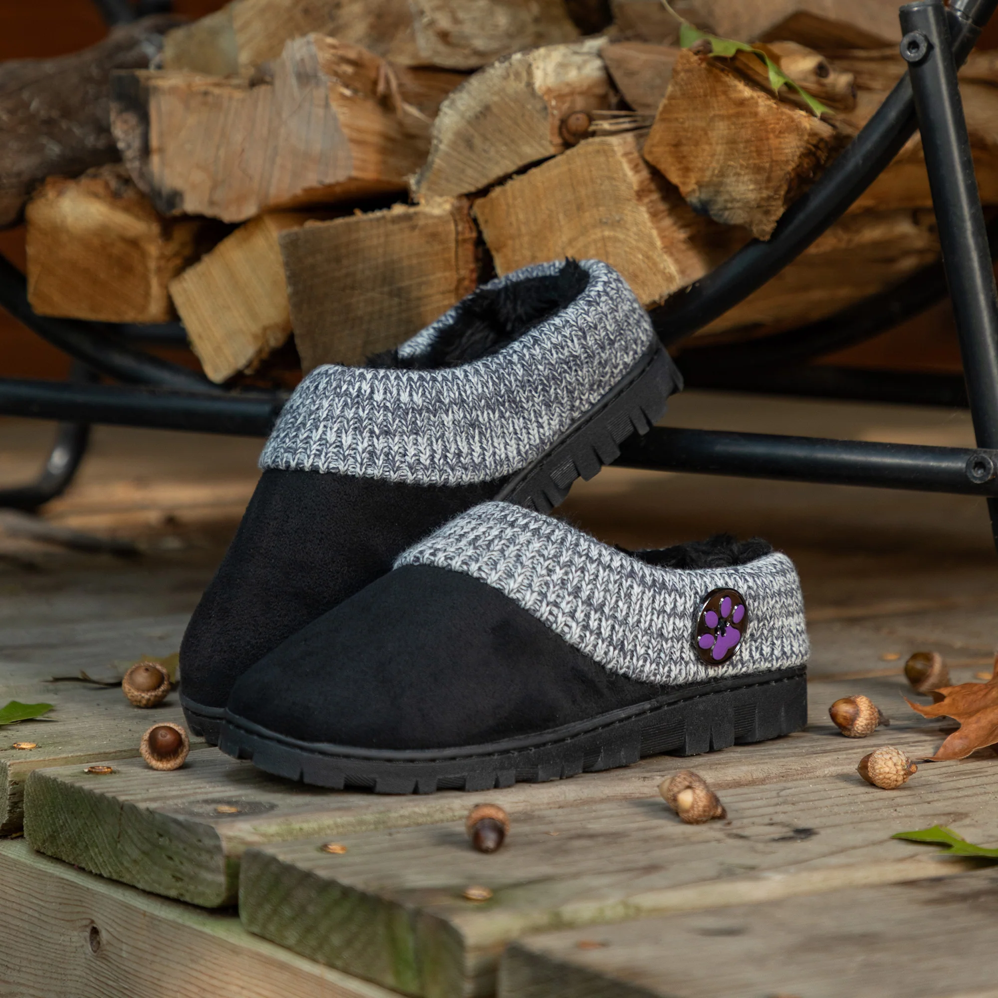 Purple Paw Comfy Clog Slipper Shoes - Image 9