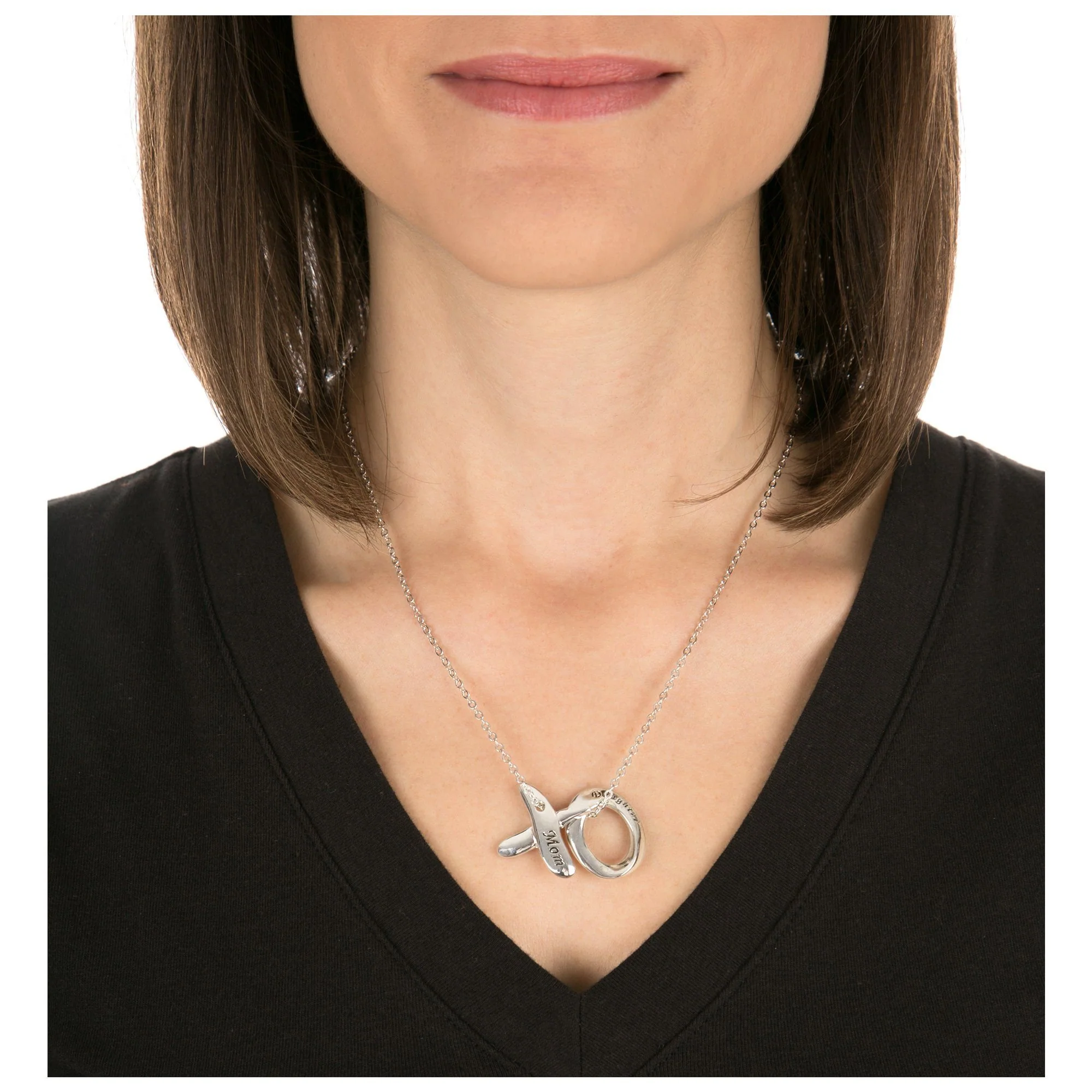 XO Mother Daughter Necklace - Image 2