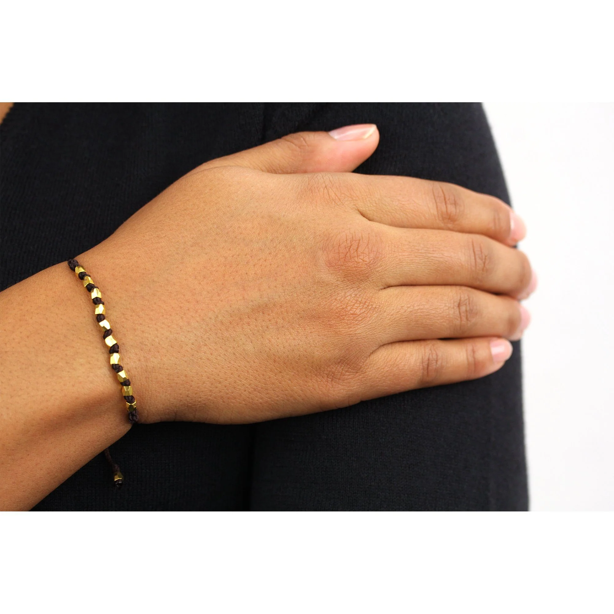 Black Wakami Simple Stackable Bracelet! - Image 2