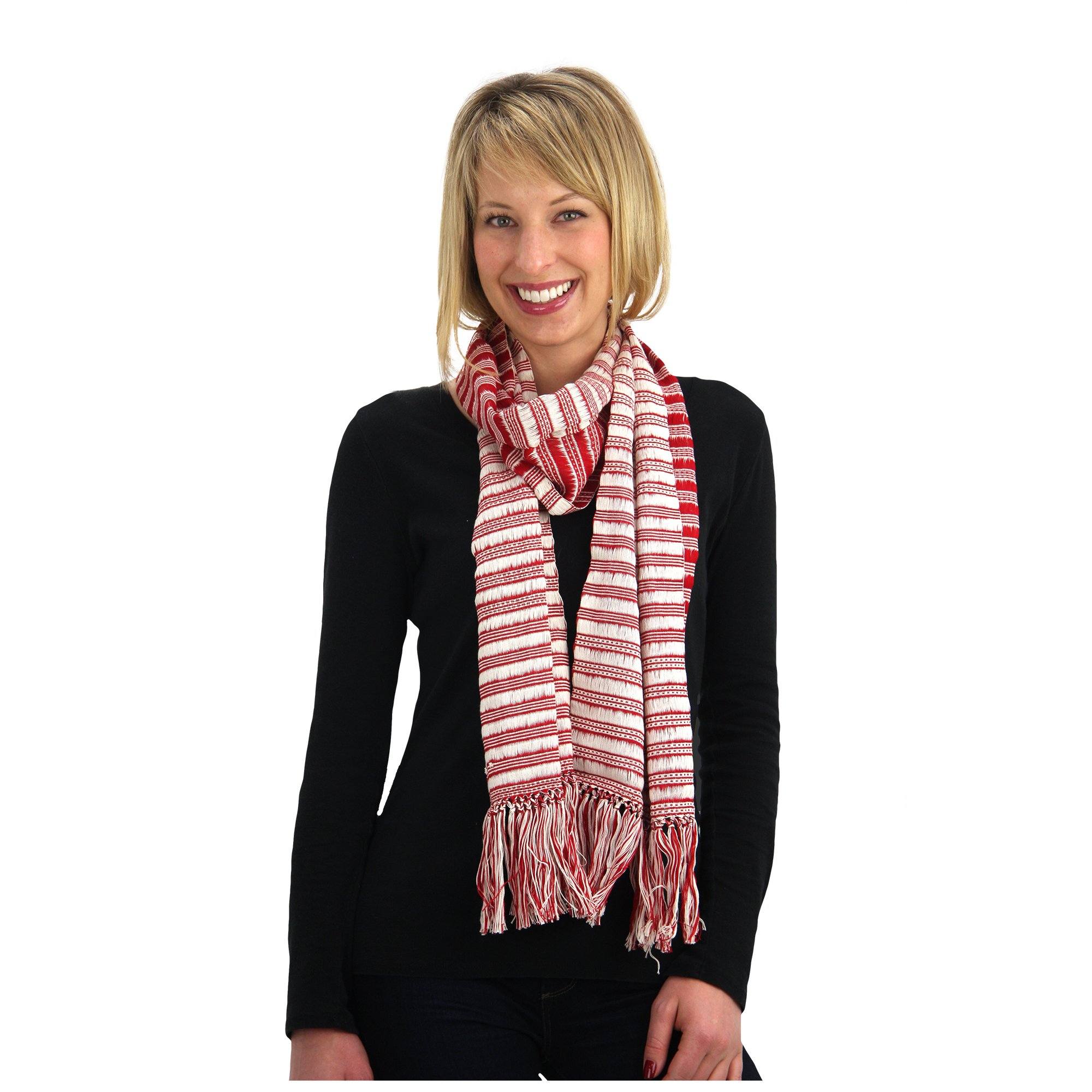 Chuwila Woven Cotton Scarf - Image 2