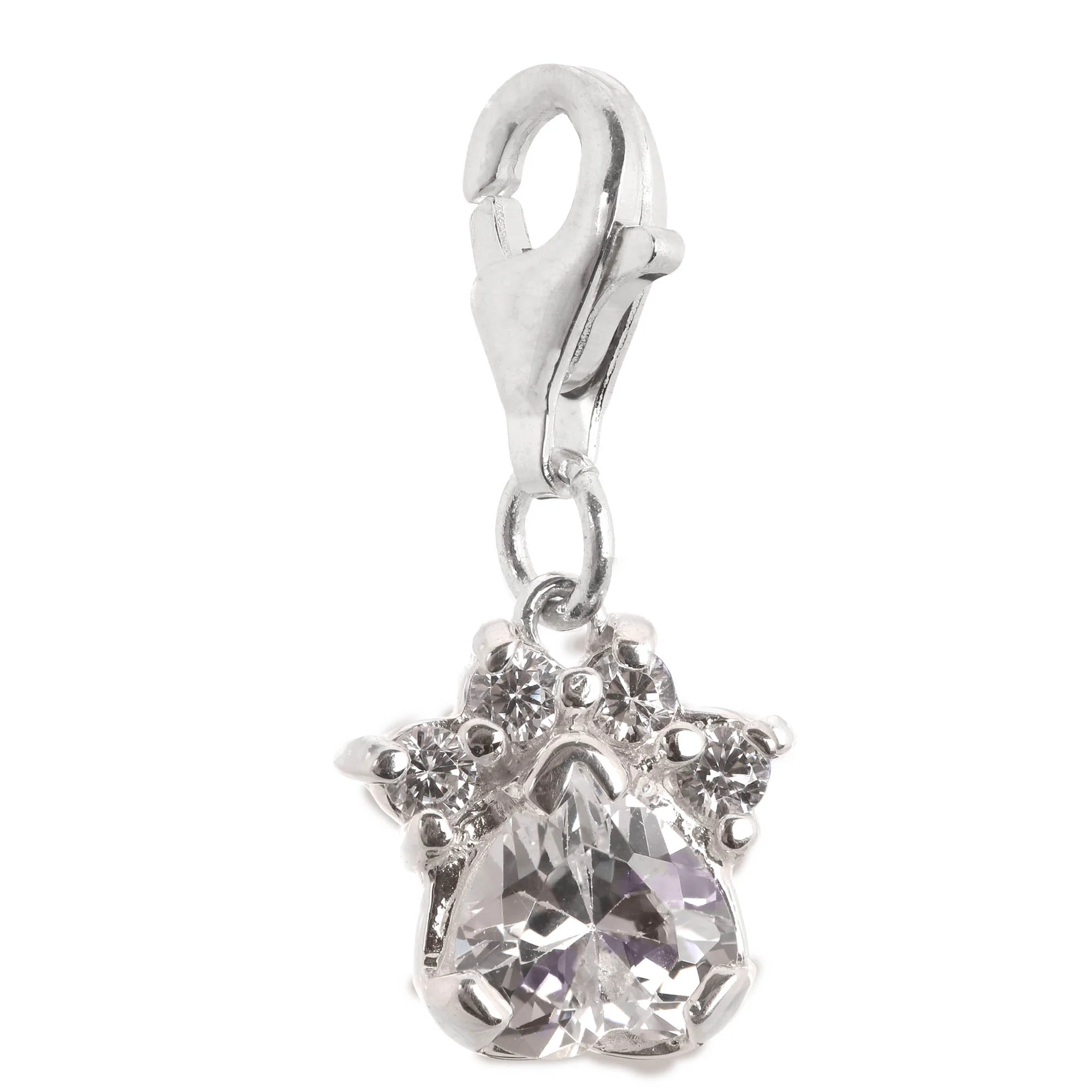 Paw Print Birthstone Charms - Image 5