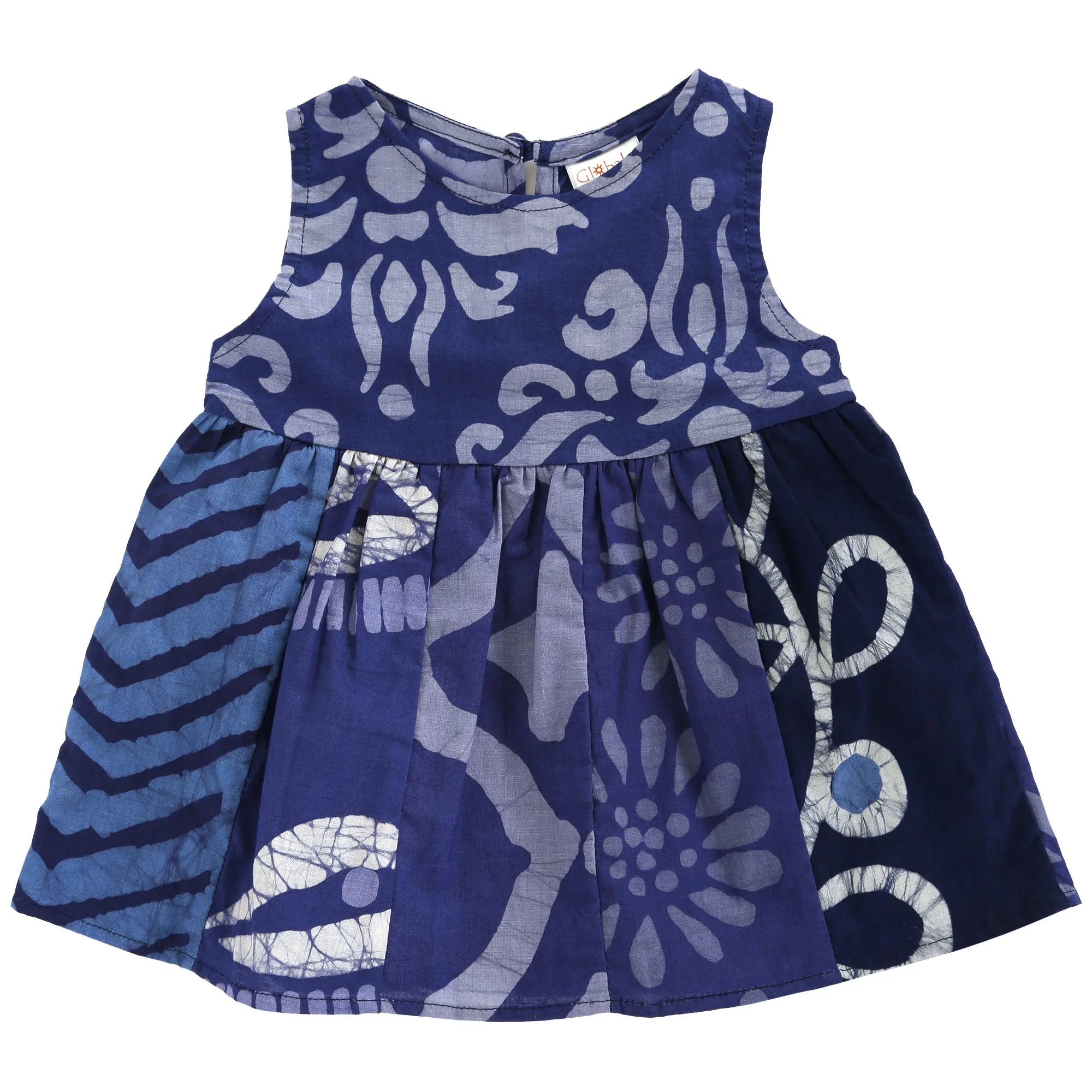Ghana Batik Girl's Paneled Sundress - Image 3