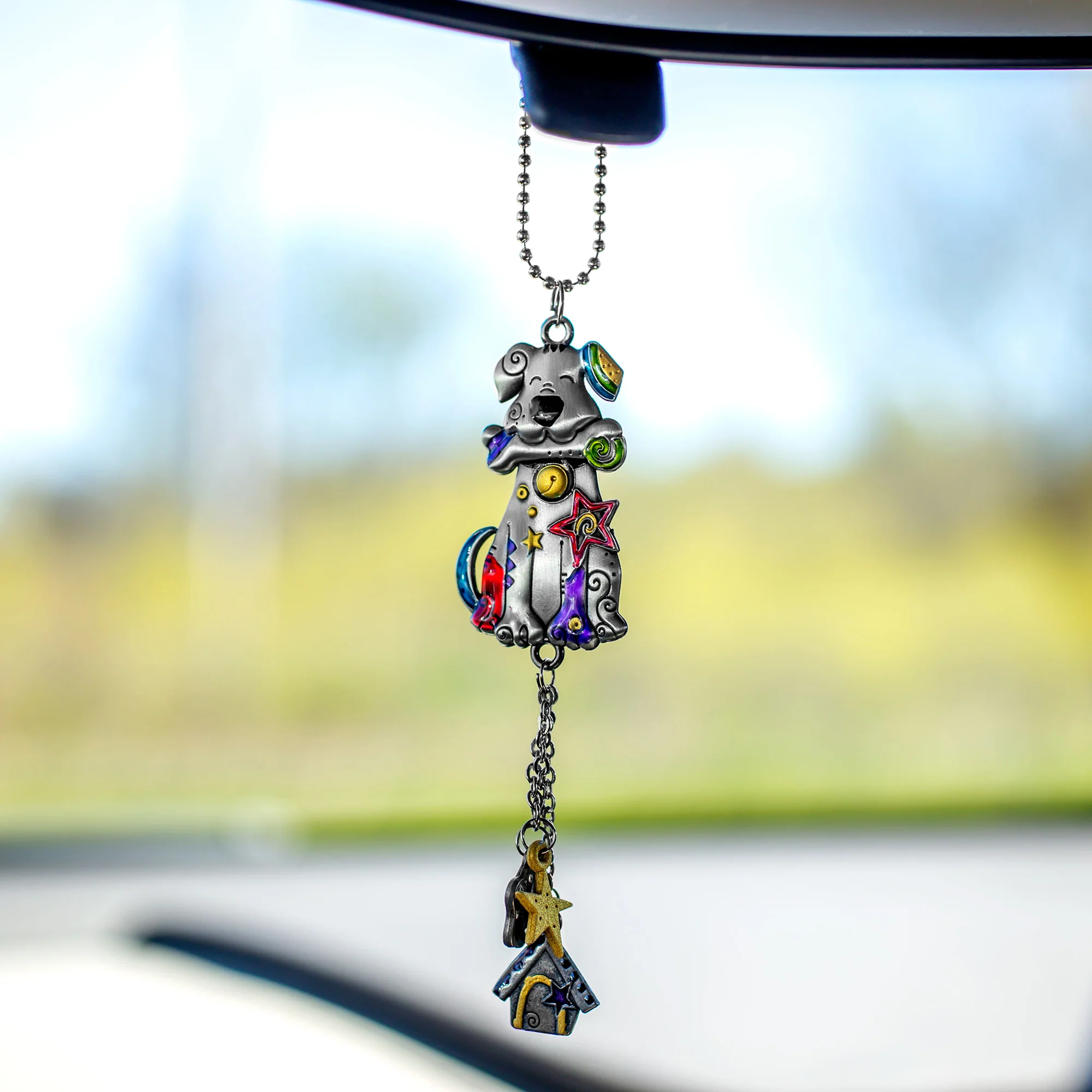 Kitty & Dog Car Charm - Image 3
