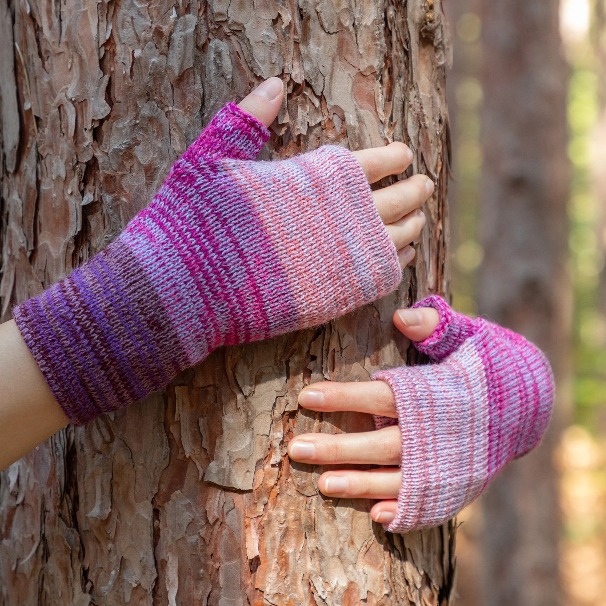 Alpaca Fingerless Mittens | Handmade, Fair Trade, 100% Alpaca Fiber - Image 14