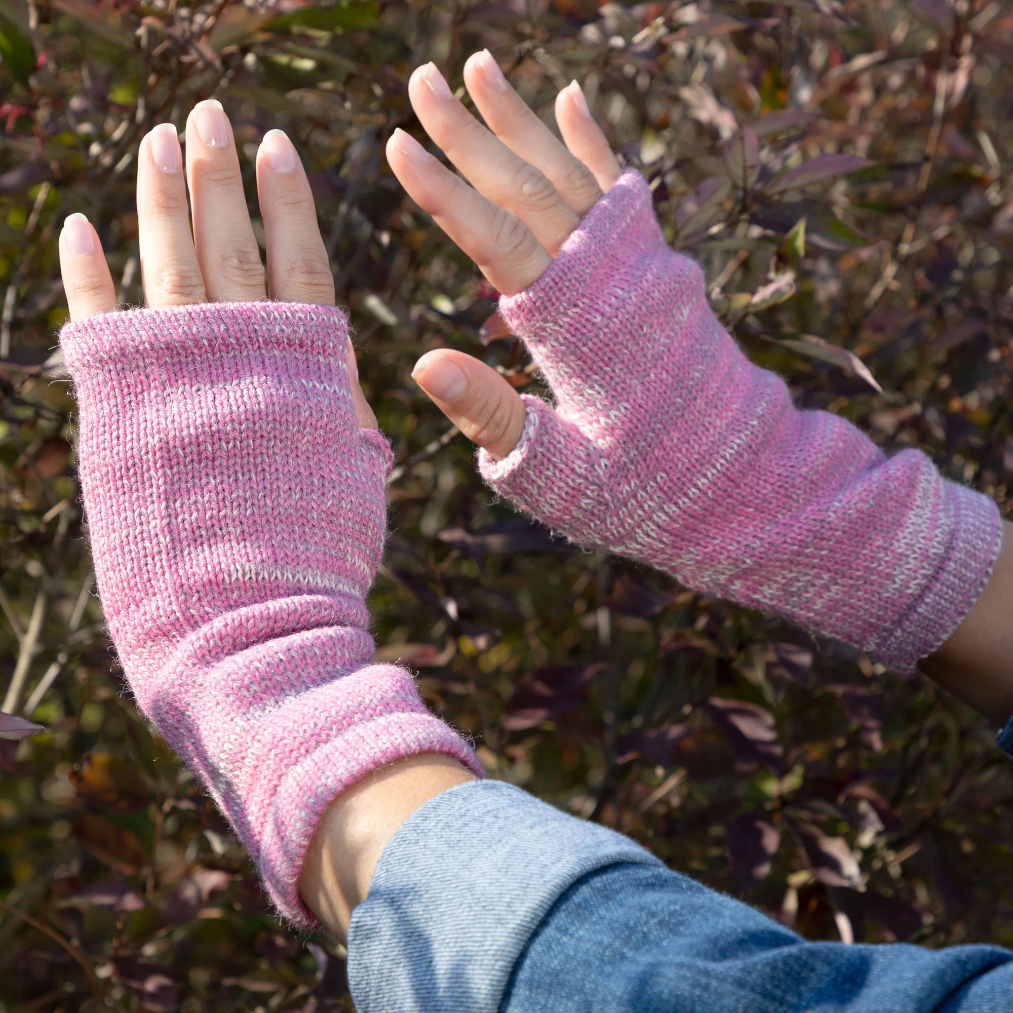 Alpaca Fingerless Mittens | Handmade, Fair Trade, 100% Alpaca Fiber - Image 16