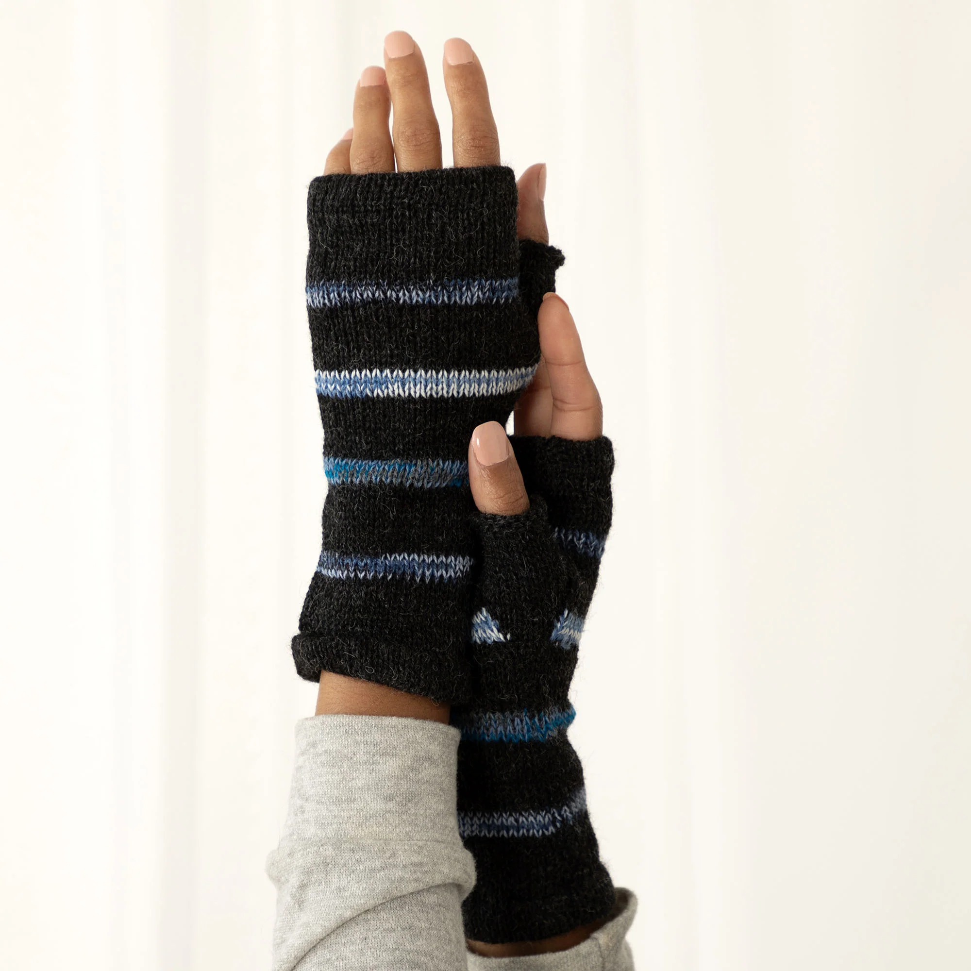 Alpaca Fingerless Mittens | Handmade, Fair Trade, 100% Alpaca Fiber - Image 26