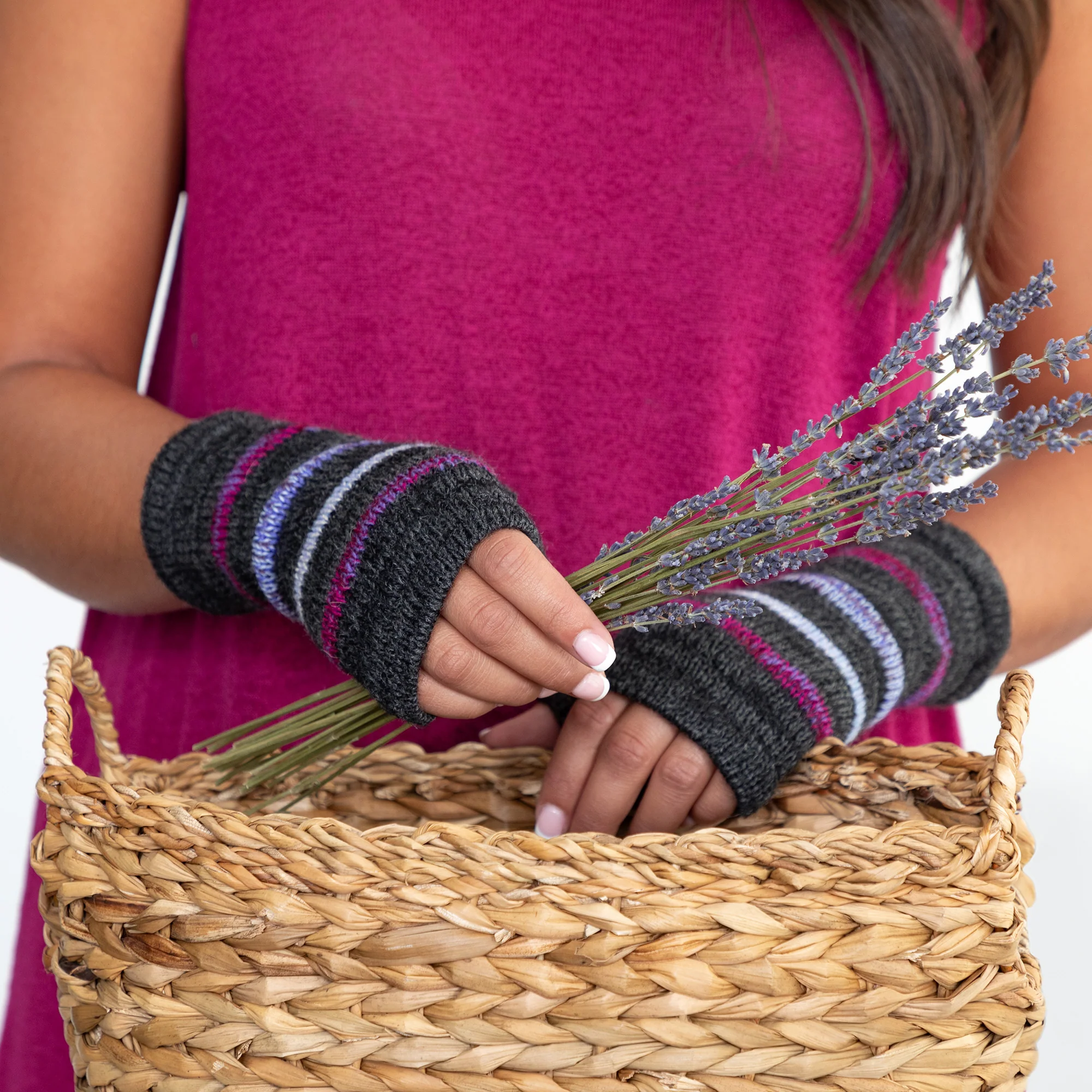 Alpaca Fingerless Mittens | Handmade, Fair Trade, 100% Alpaca Fiber - Image 28