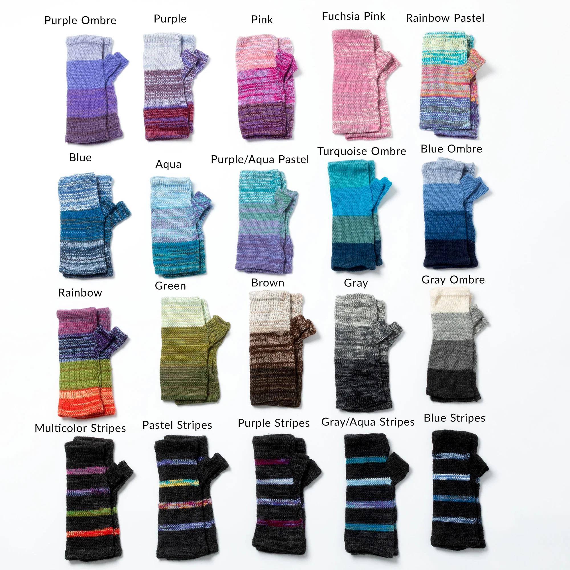 Alpaca Fingerless Mittens | Handmade, Fair Trade, 100% Alpaca Fiber - Image 3