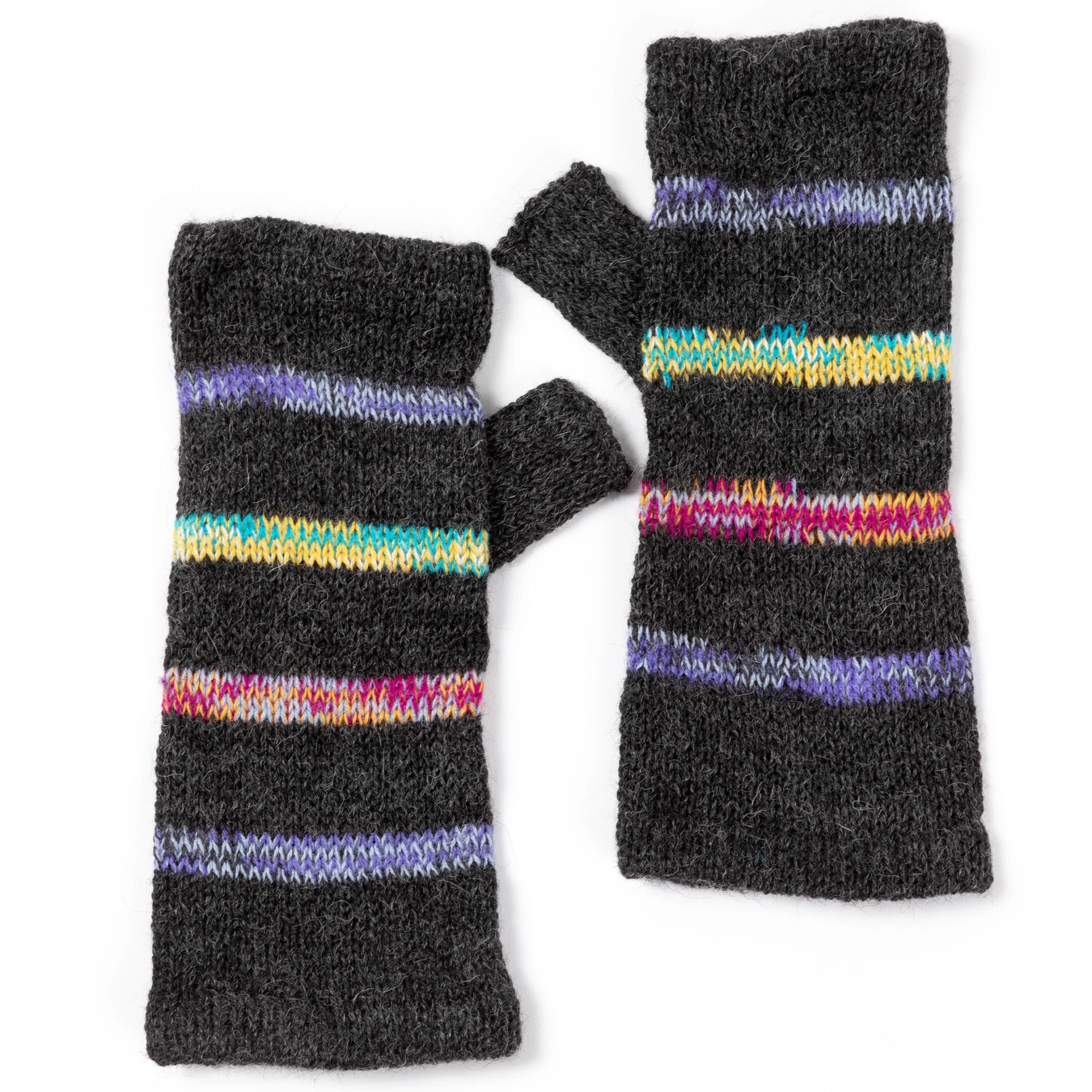Alpaca Fingerless Mittens | Handmade, Fair Trade, 100% Alpaca Fiber - Image 37