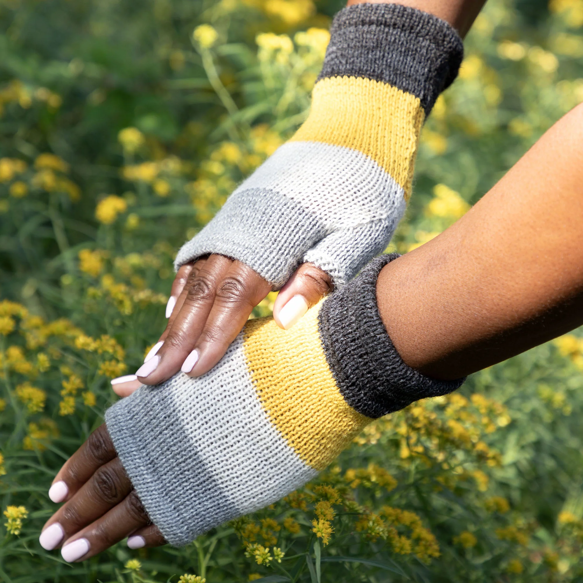 Alpaca Fingerless Mittens | Handmade, Fair Trade, 100% Alpaca Fiber - Image 38