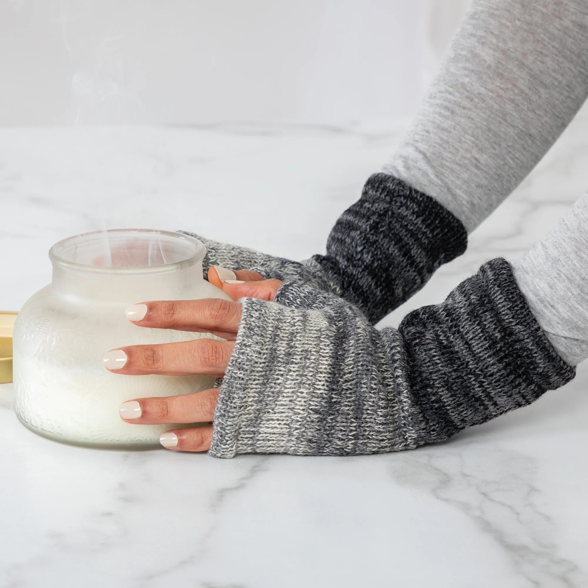 Alpaca Fingerless Mittens | Handmade, Fair Trade, 100% Alpaca Fiber - Image 6