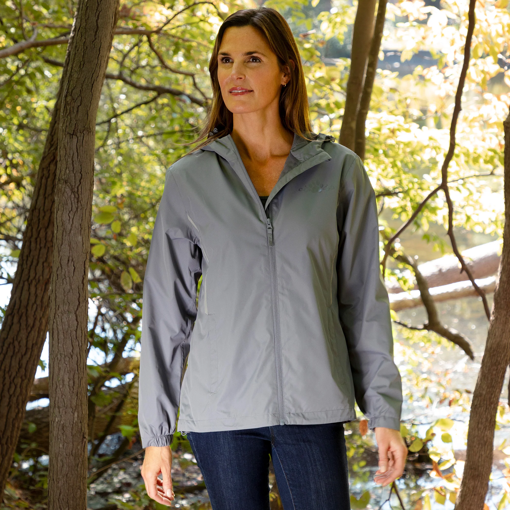 Magical Print Paw Print Rain Jacket - Image 12