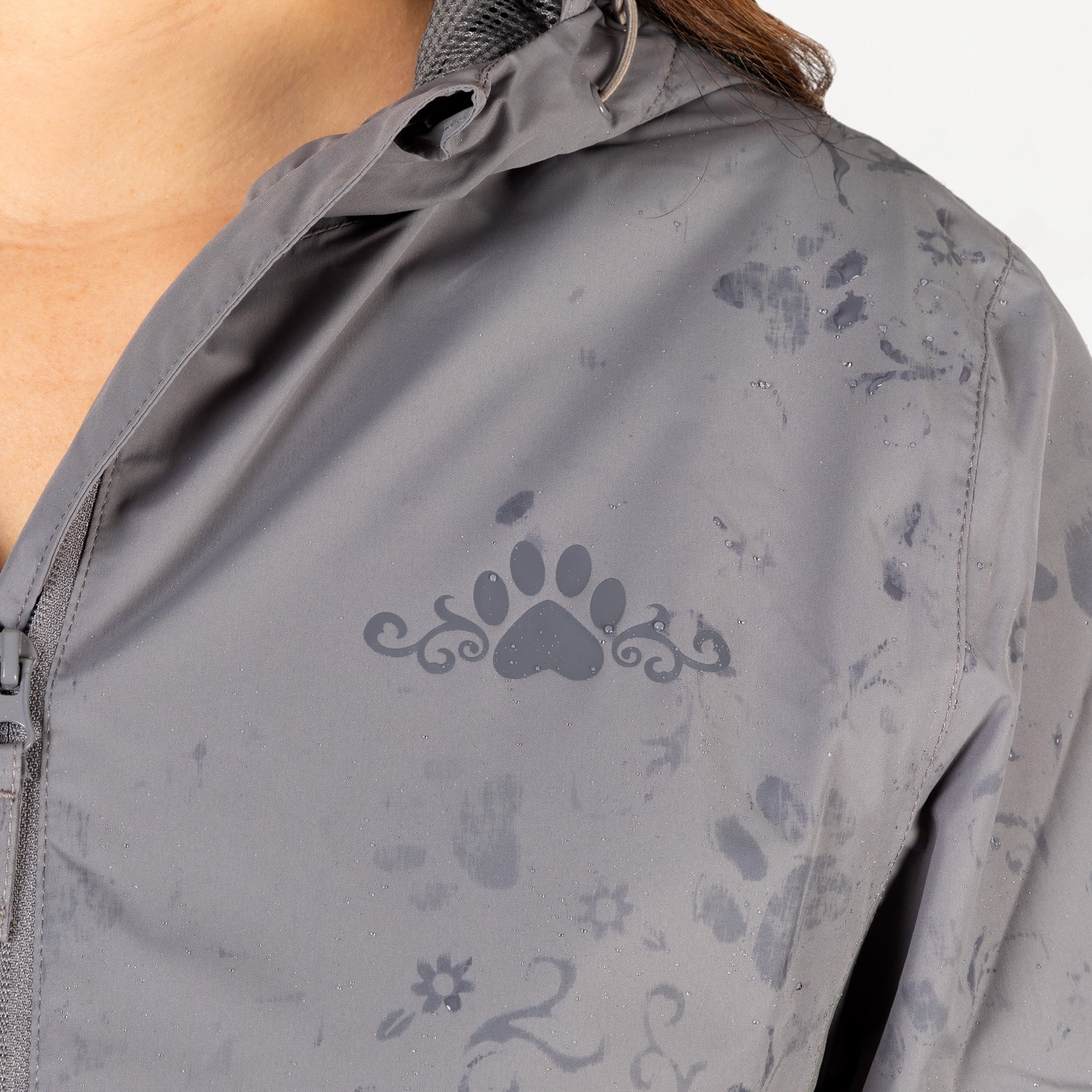 Magical Print Paw Print Rain Jacket - Image 16