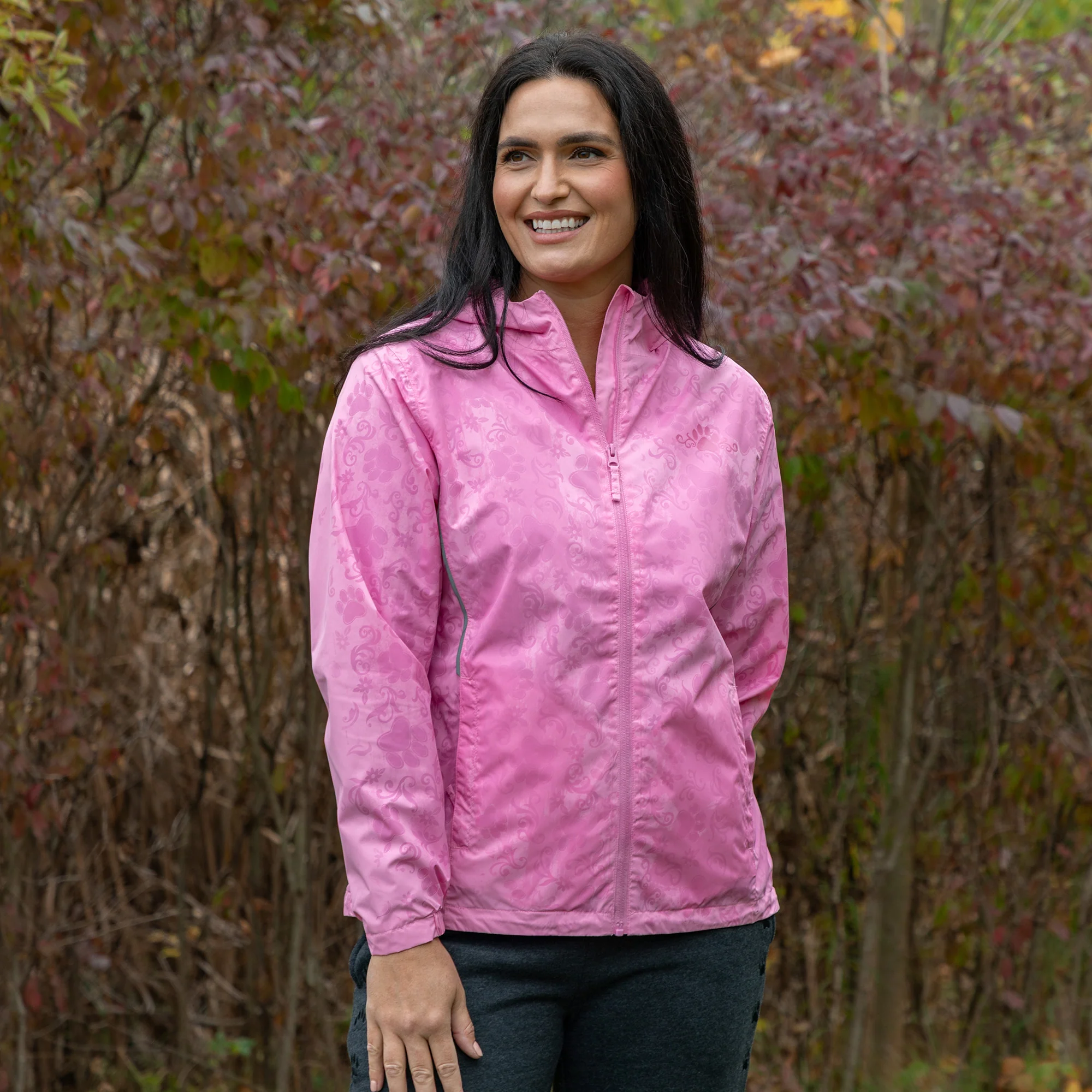 Magical Print Paw Print Rain Jacket - Image 21