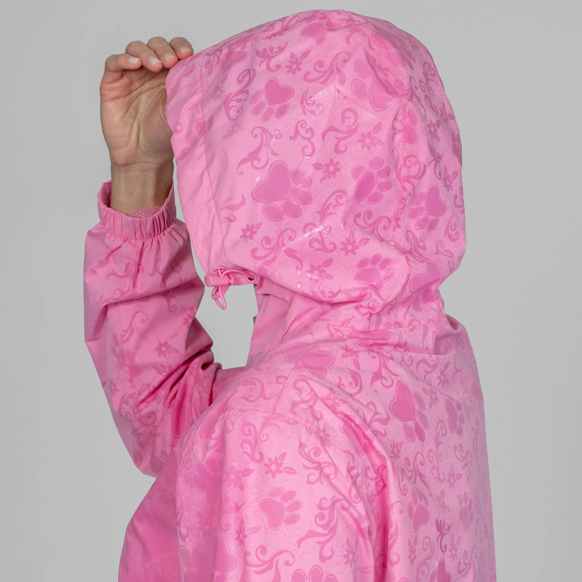 Magical Print Paw Print Rain Jacket - Image 23