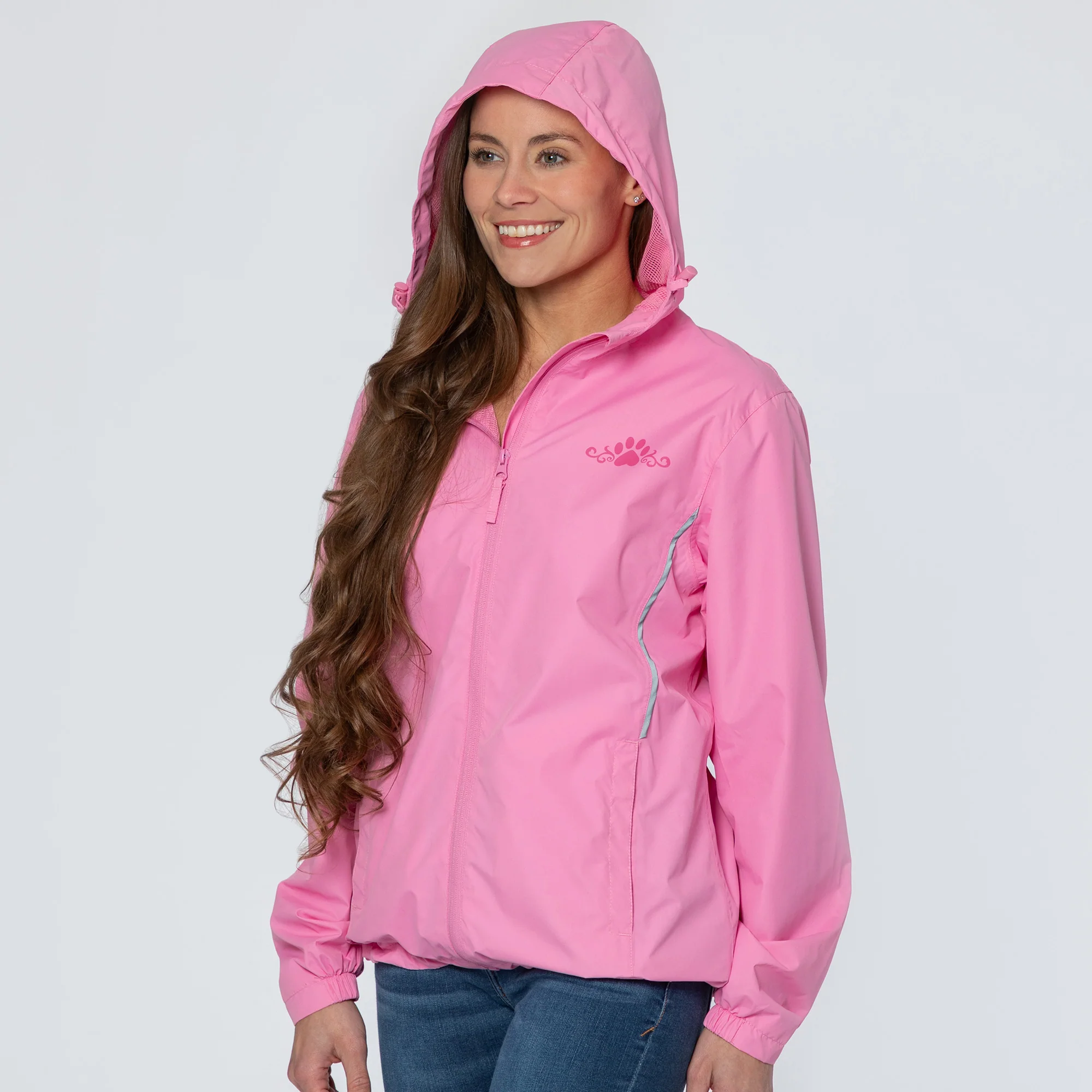 Magical Print Paw Print Rain Jacket - Image 24