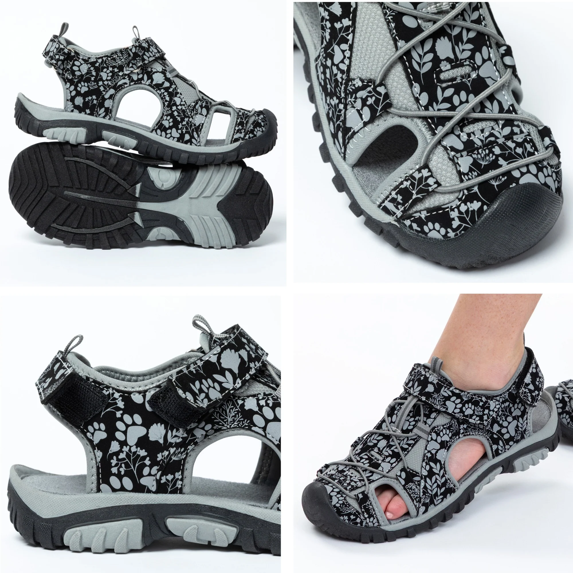 Walking Paws Adjustable Closed Toe Sport Sandals - Image 11