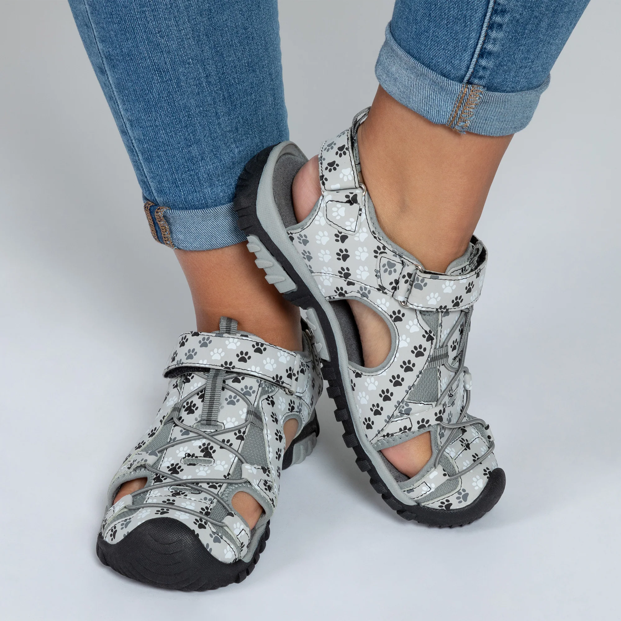 Walking Paws Adjustable Closed Toe Sport Sandals - Image 7